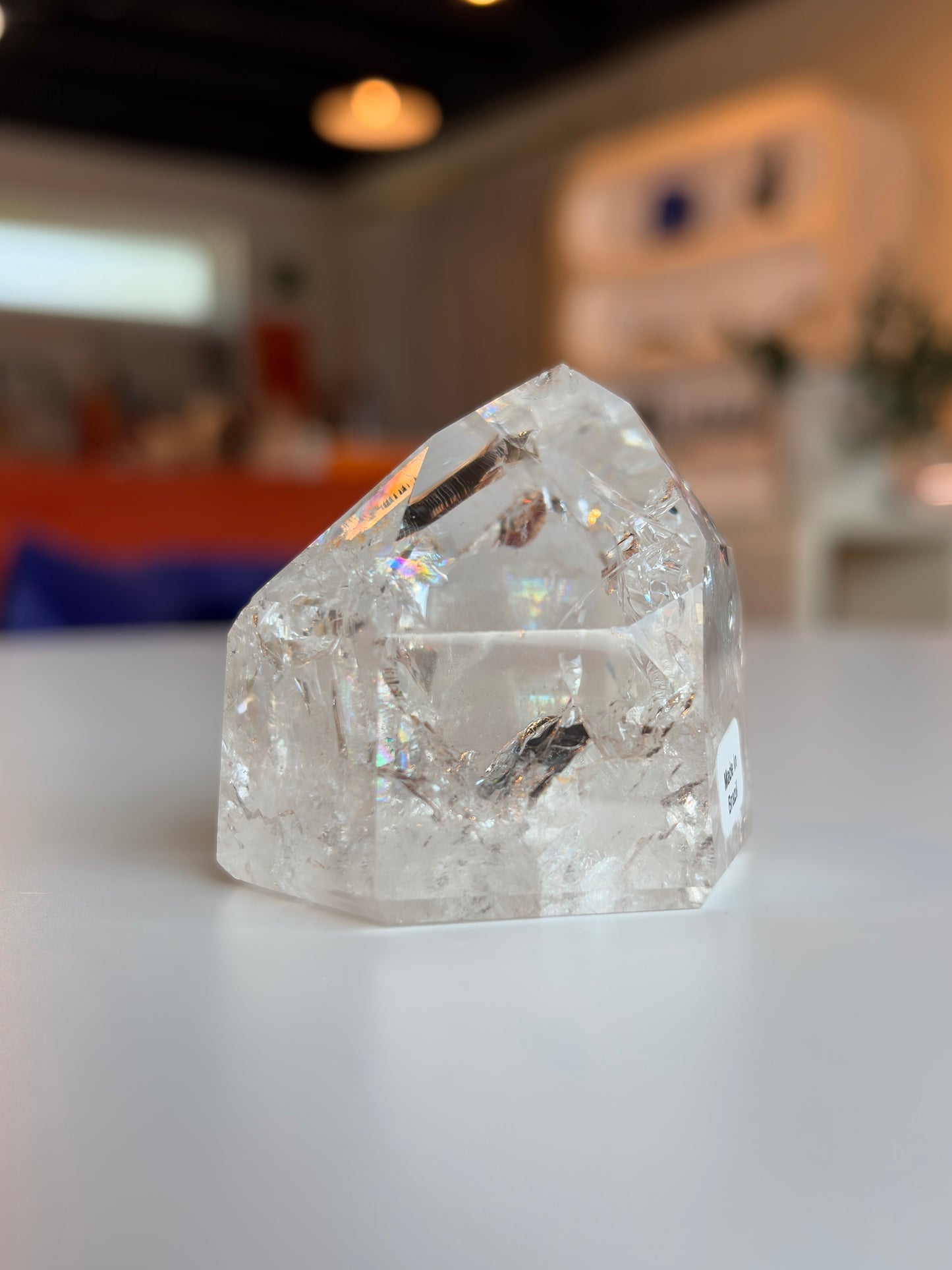 Brazilian Crackle Quartz Tower CQ07