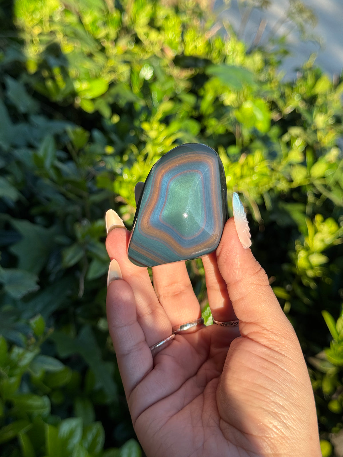 High Grade Rainbow Obsidian Polished Freeform | 📍 Mexico RO-3