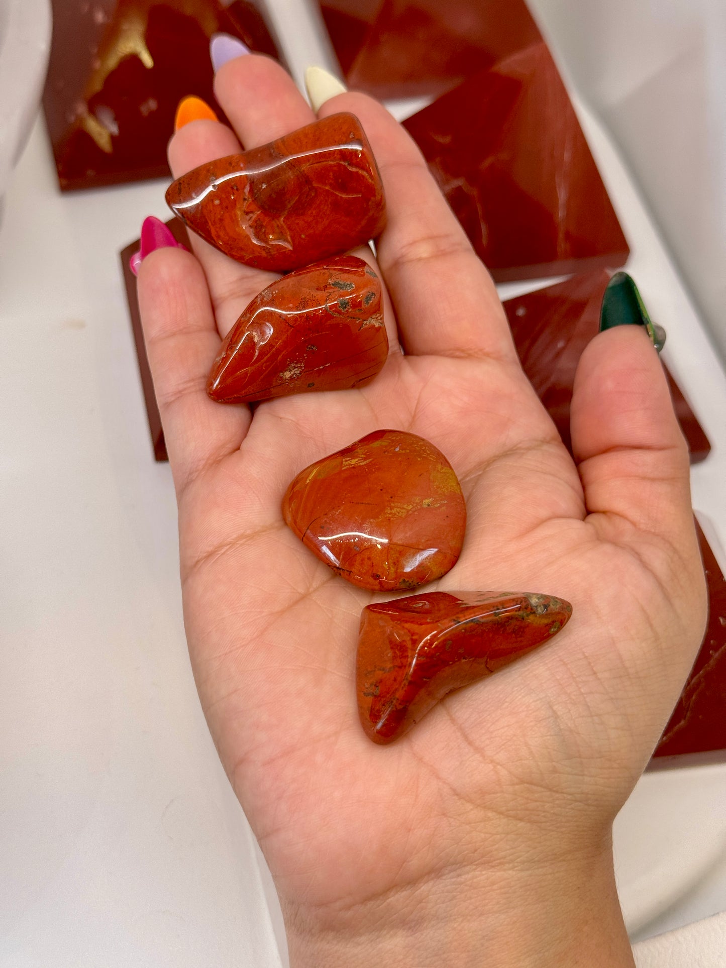 Medium Chestnut Jasper Tumbled