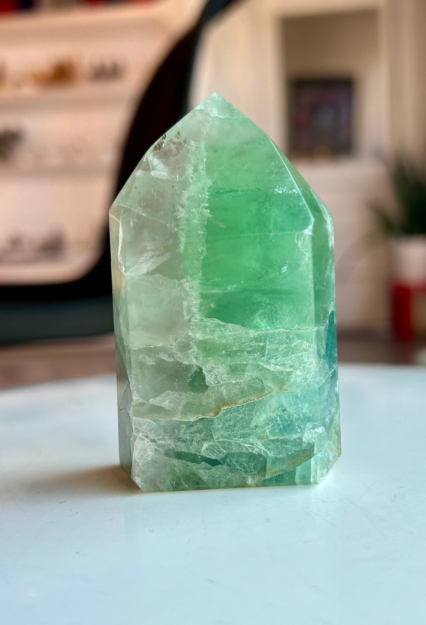 Rainbow Fluorite Tower- RF14