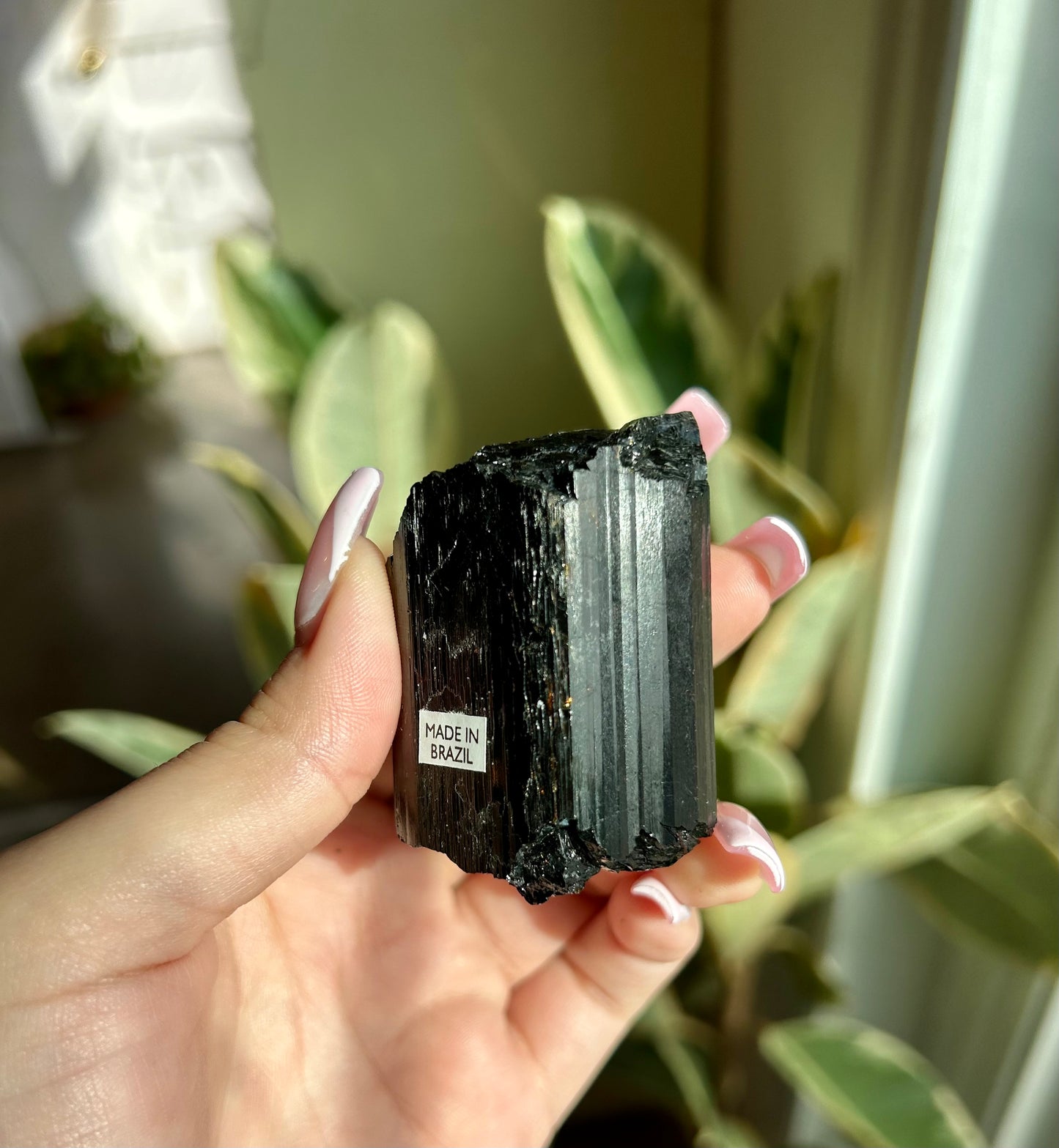 AAA+ Unpolished Black Tourmaline