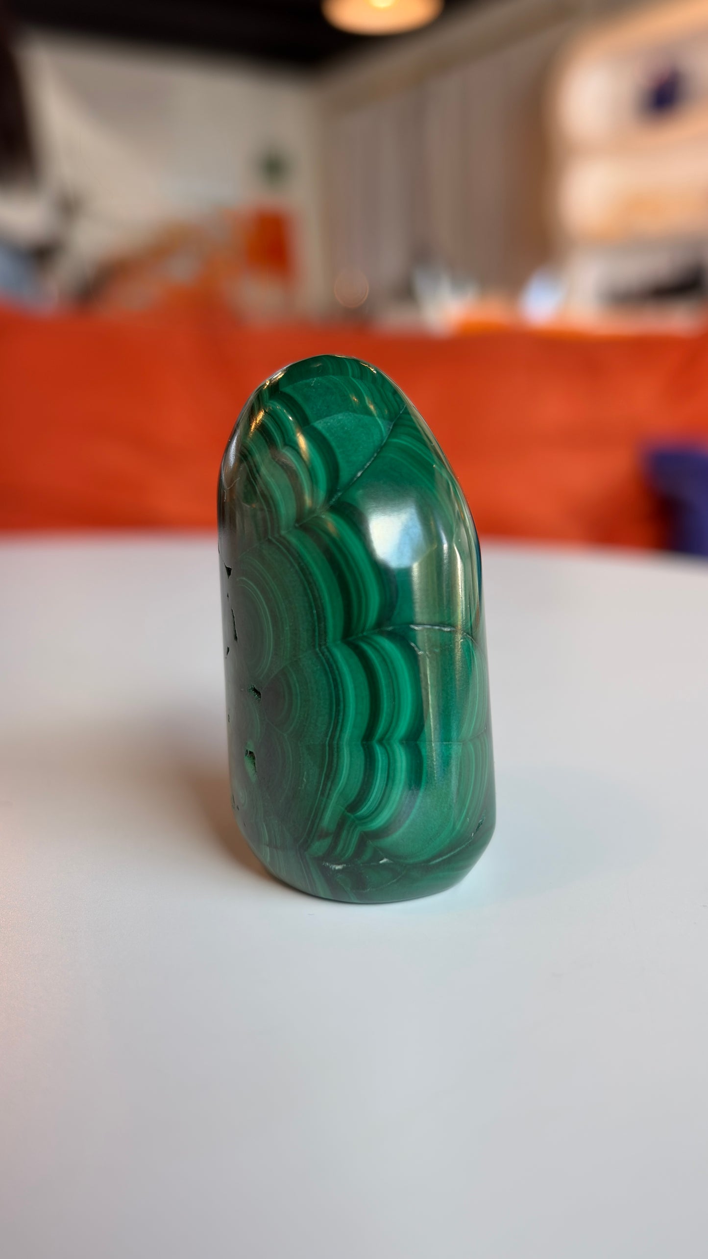High Grade Polished Malachite Freeform