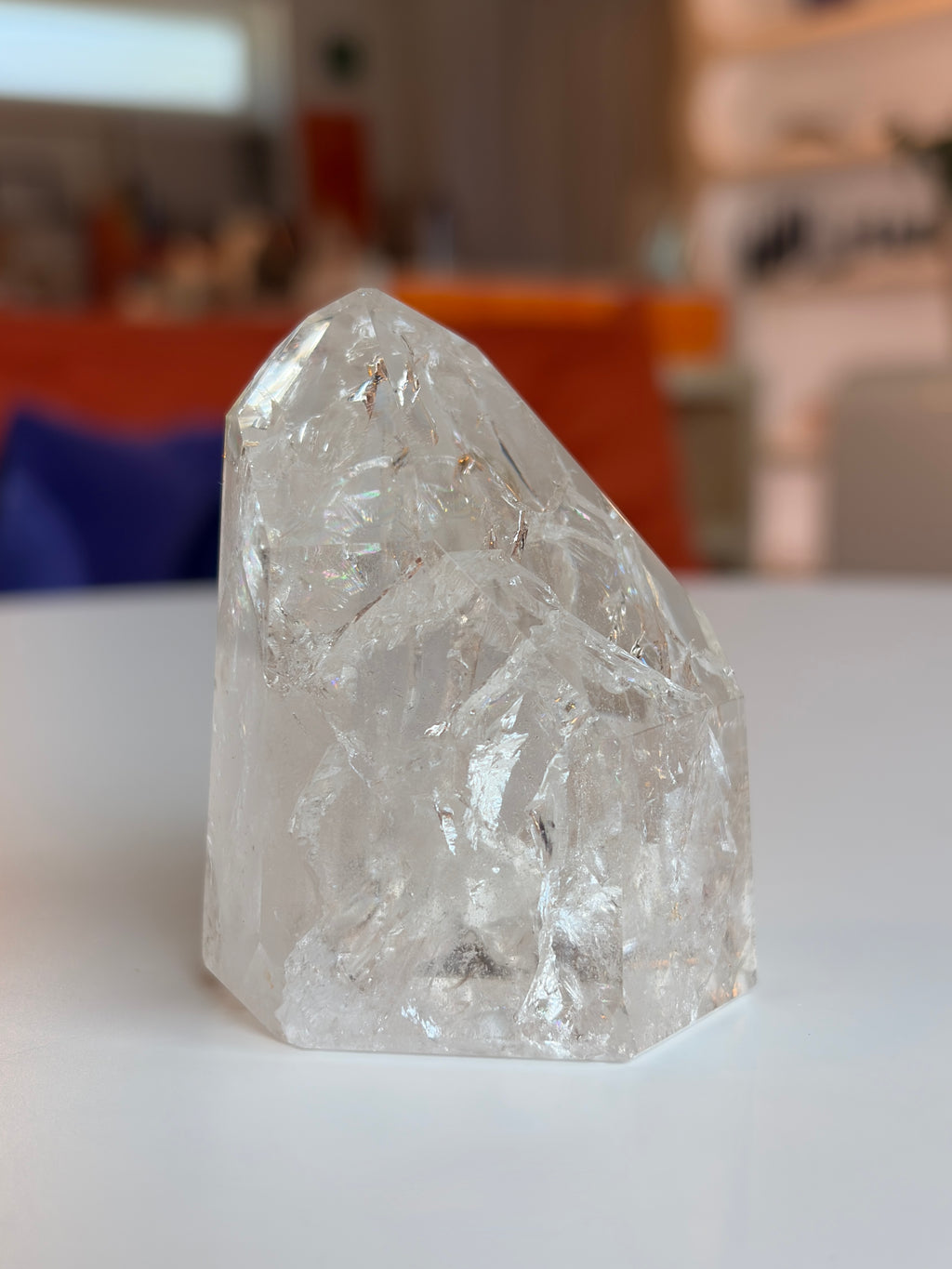 Brazilian Crackle Quartz Tower CQ04
