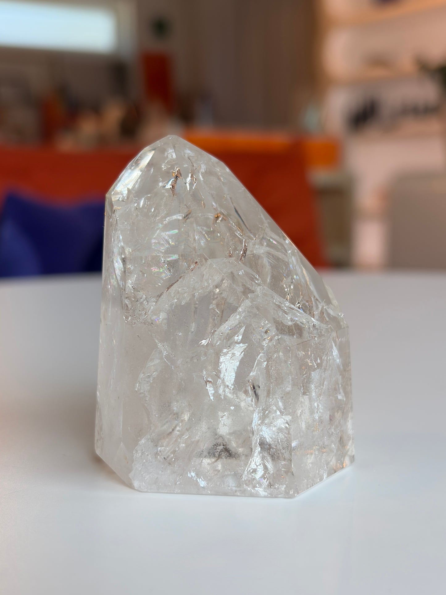 Brazilian Crackle Quartz Tower CQ04