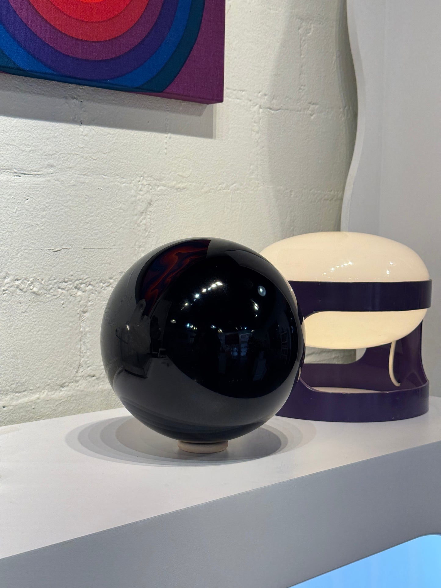 Large Black Obsidian Sphere