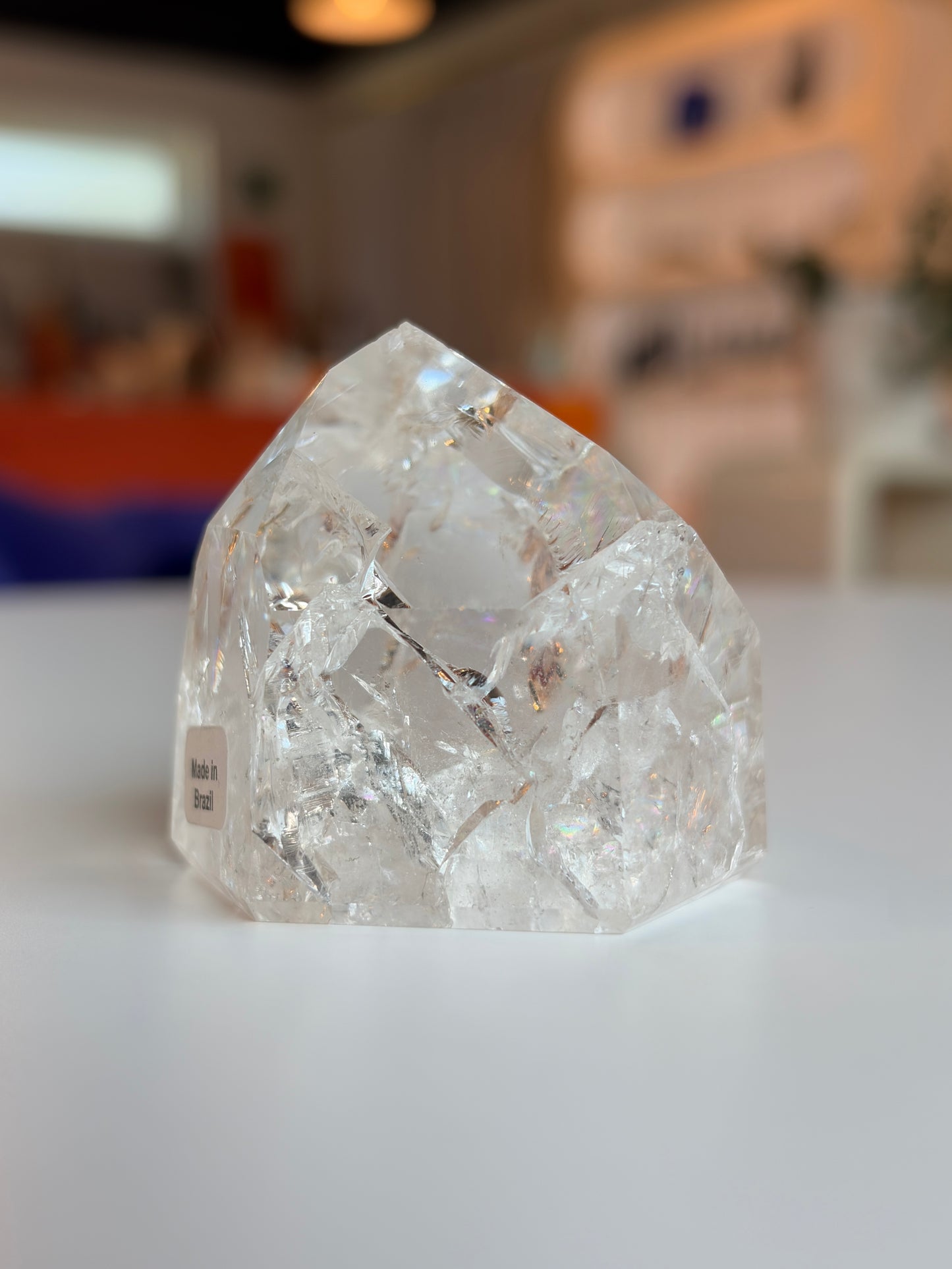 Brazilian Crackle Quartz Tower CQ07