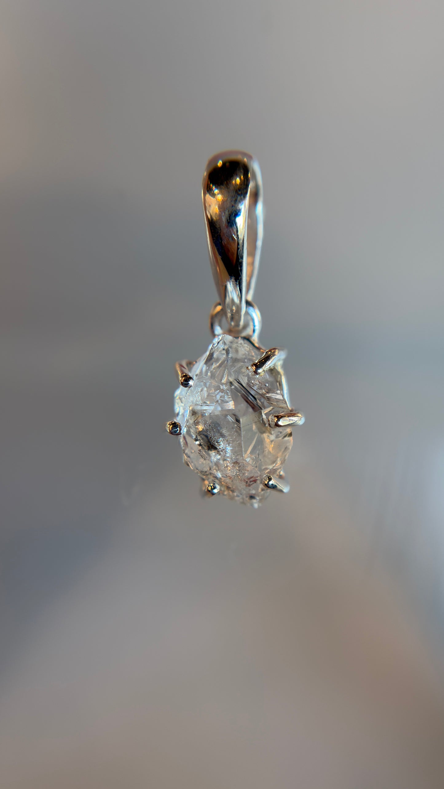Herkimer Diamond Necklace Pendant