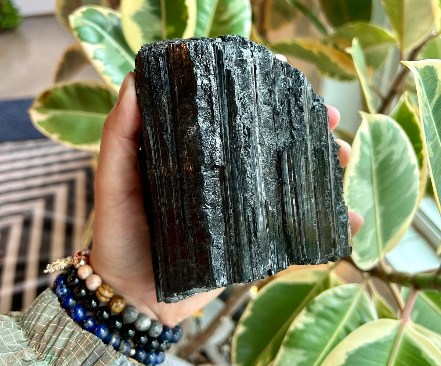 X-Large Raw Black Tourmaline Chunk