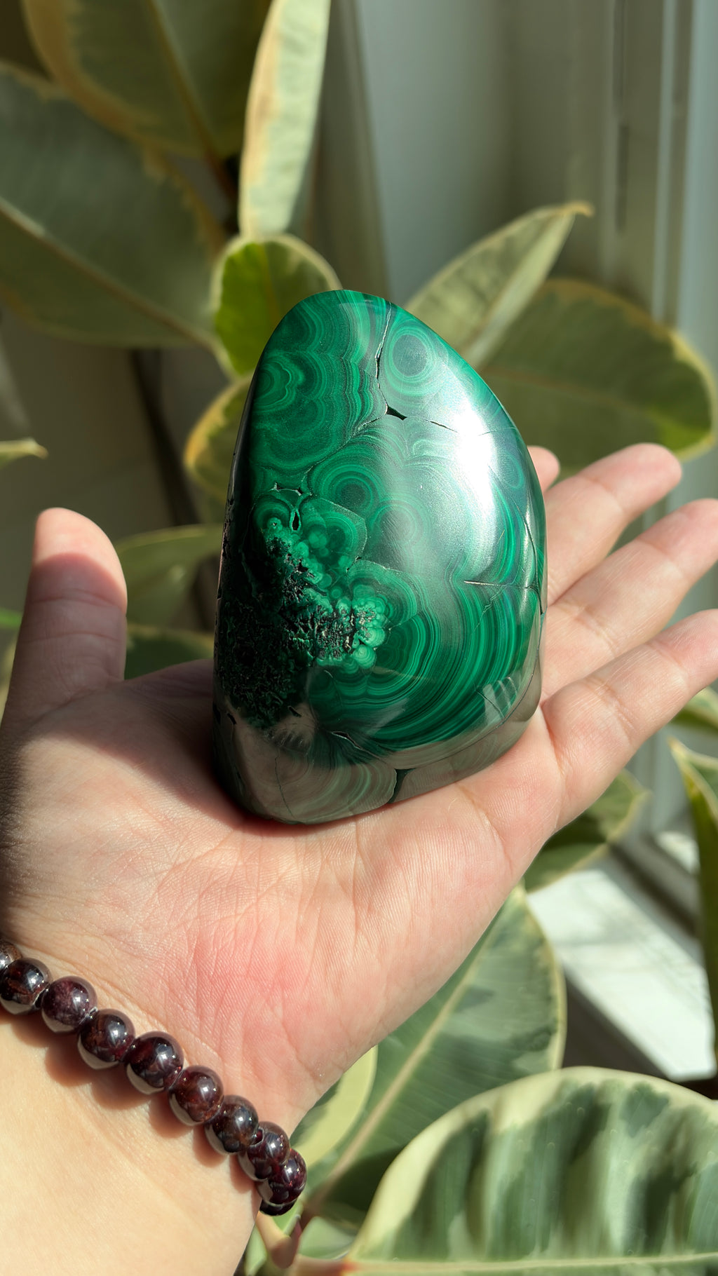 High Grade Polished Malachite Freeform