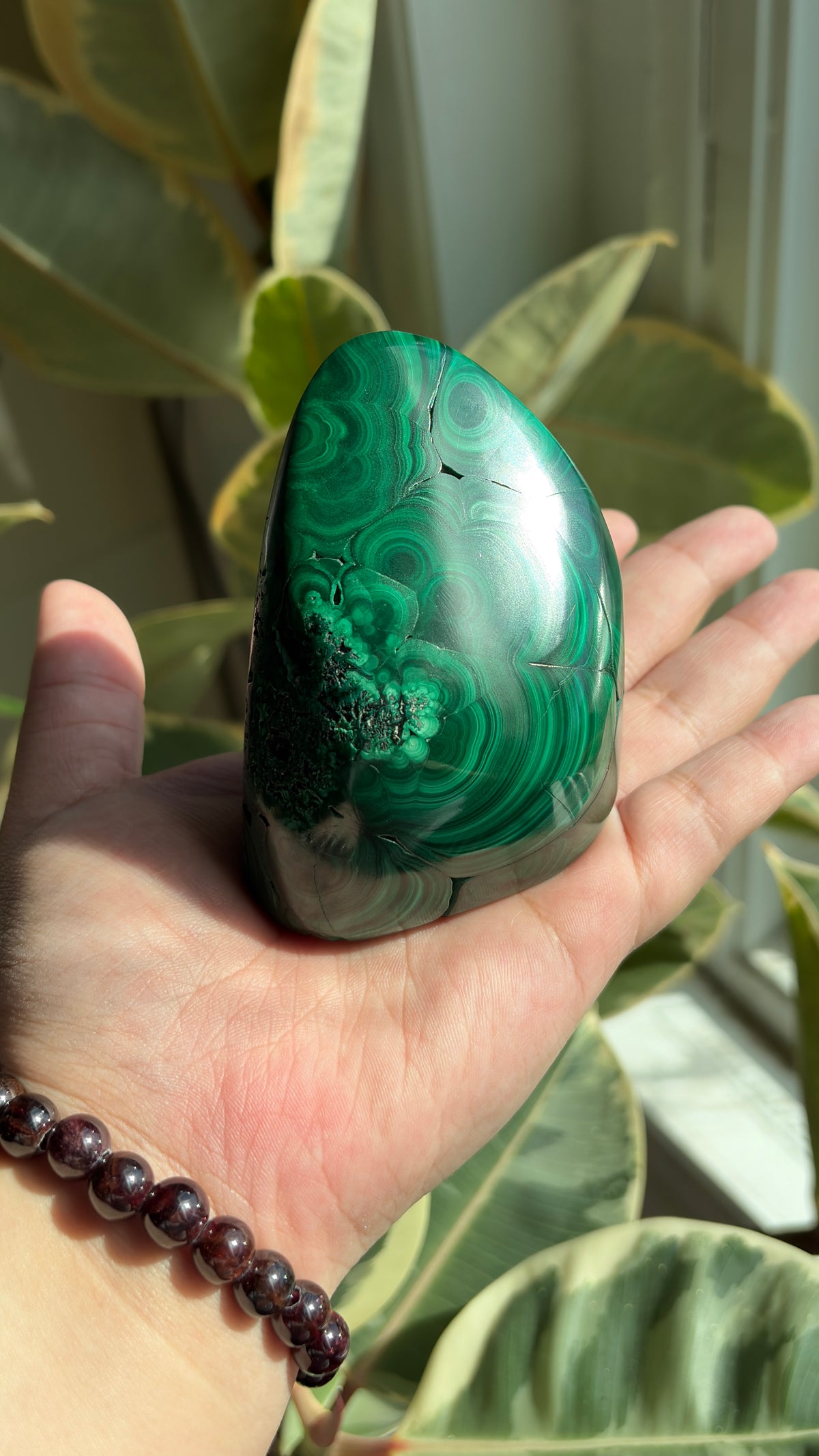 High Grade Polished Malachite Freeform