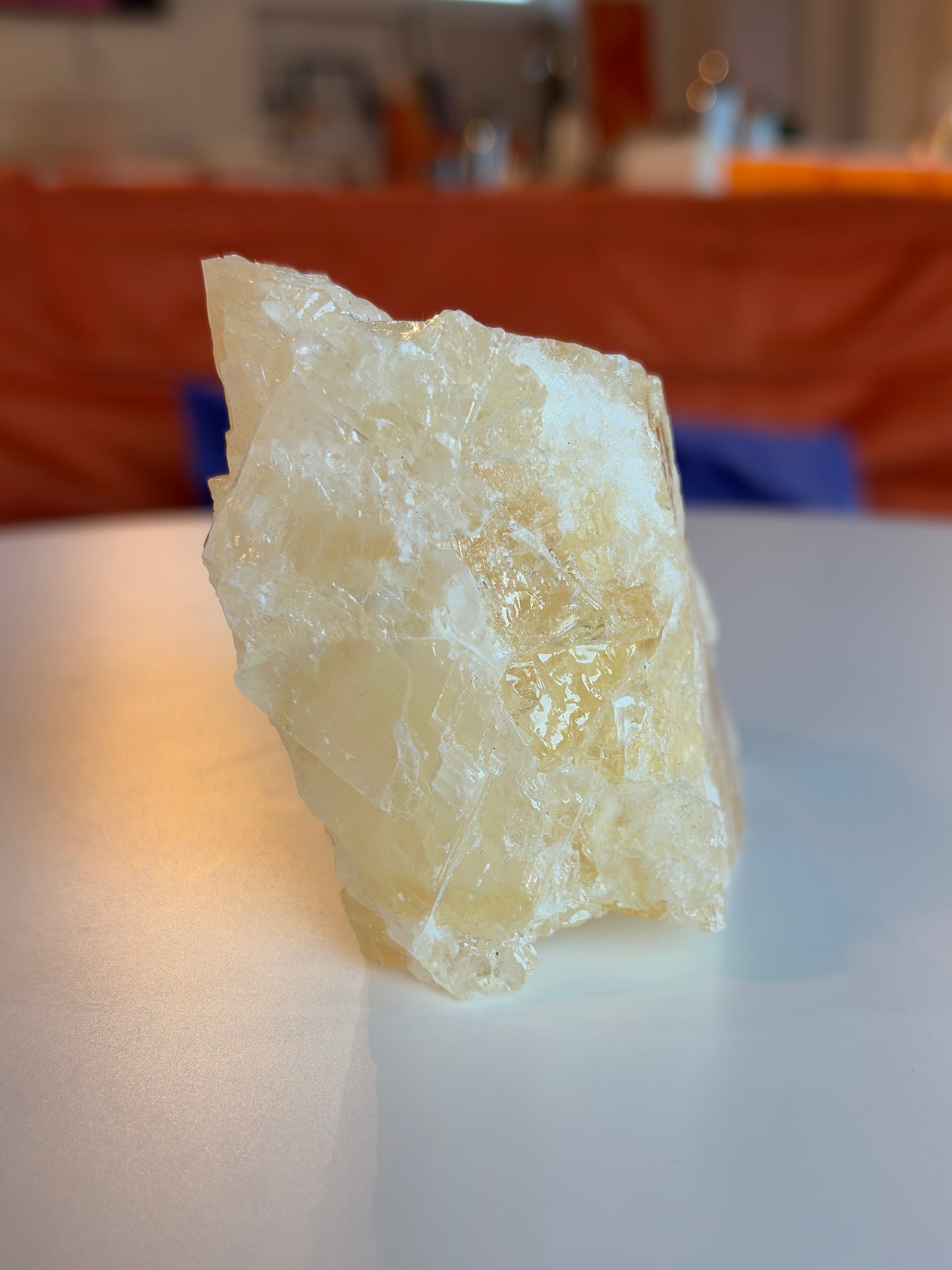 Rough Yellow Calcite Freeform