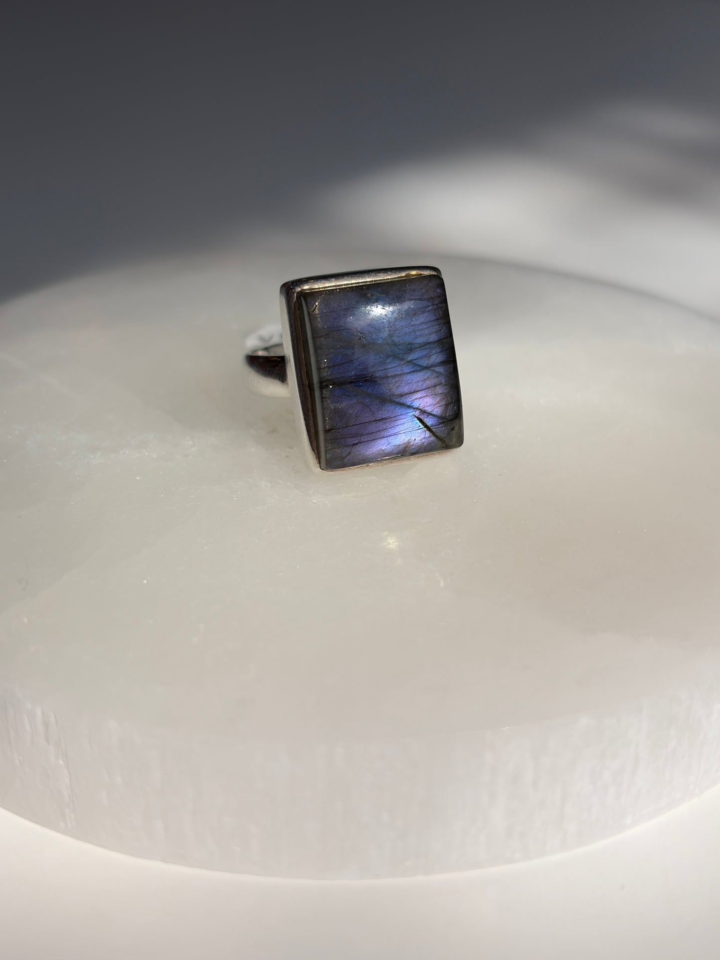 Labradorite Ring Size 8 - Sterling Silver .925