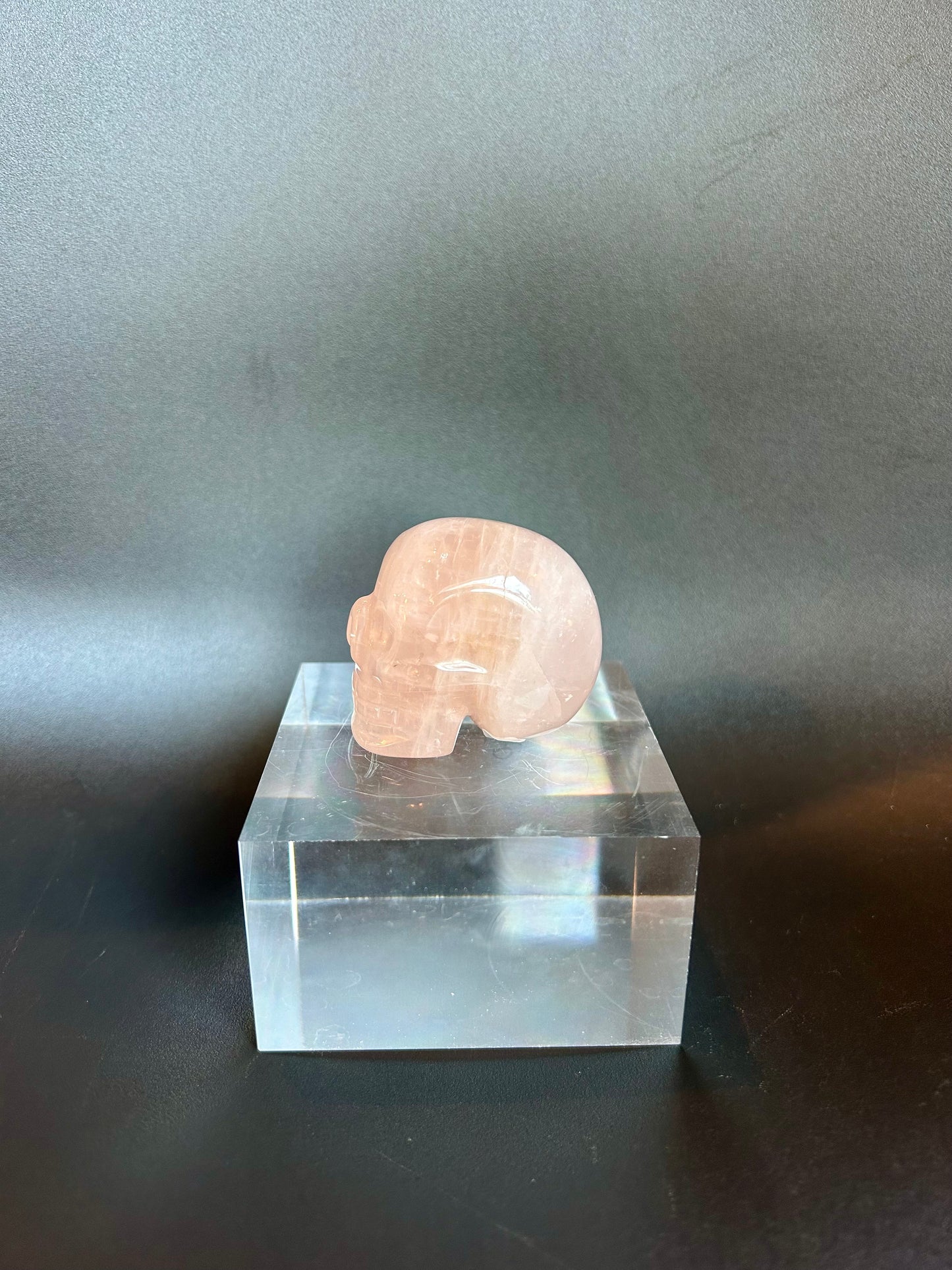 Rose Quartz Skull RQ2
