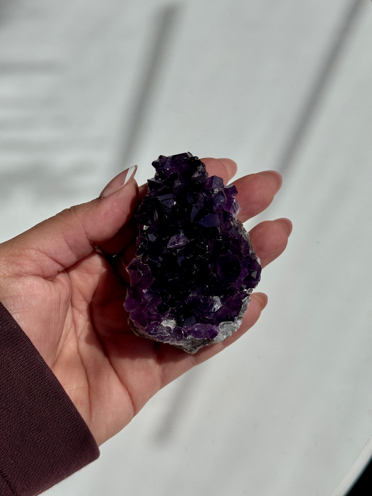 High Grade Deep Purple Amethyst Cluster
