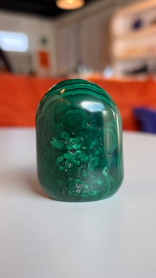 High Grade Polished Malachite Freeform