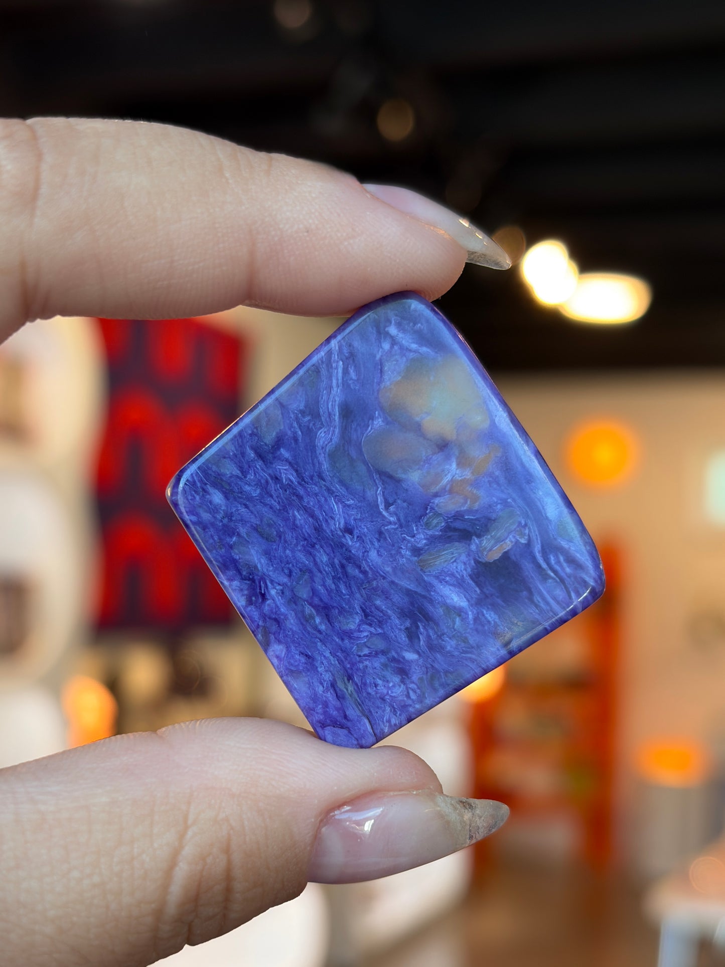Charoite Disks