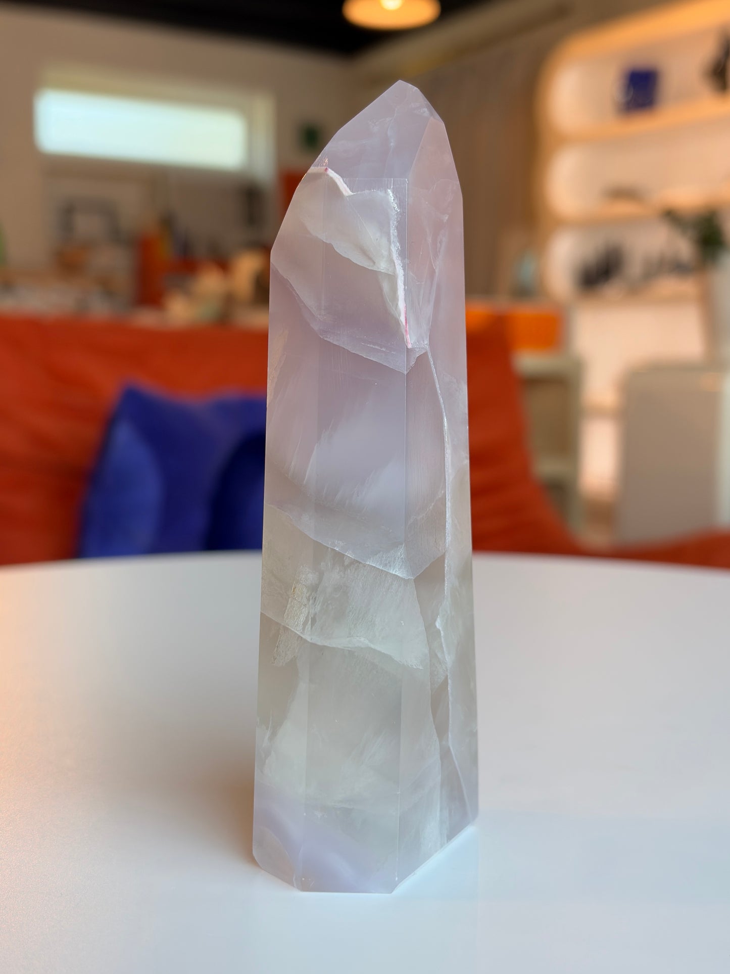 Lavender Rainbow Fluorite Tower LF06