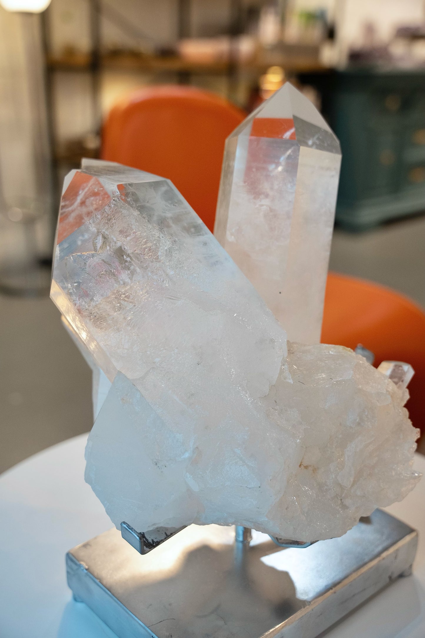 Large Lemurian Quartz Cluster | Extra Grade