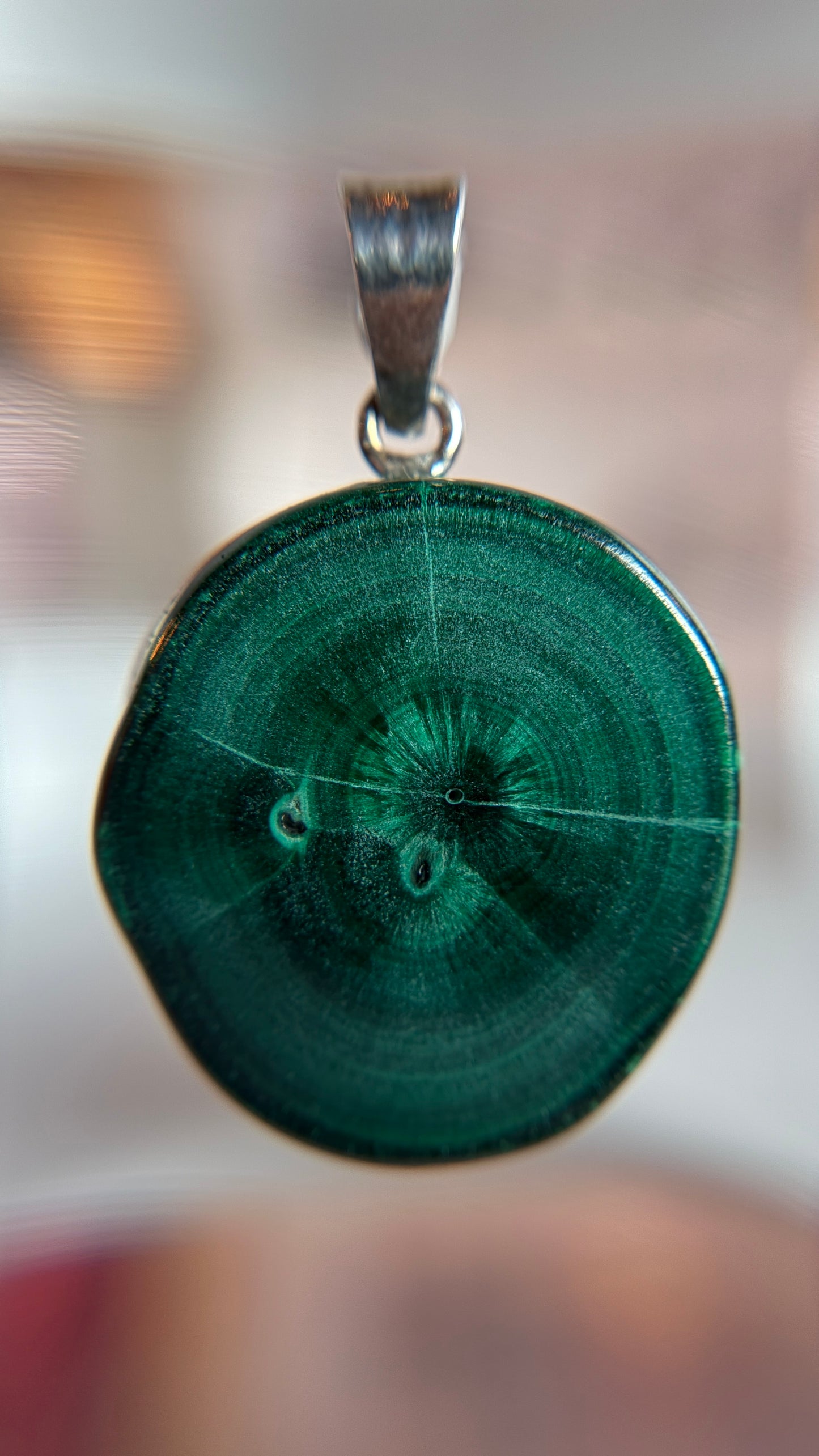 Malachite Necklace Pendant