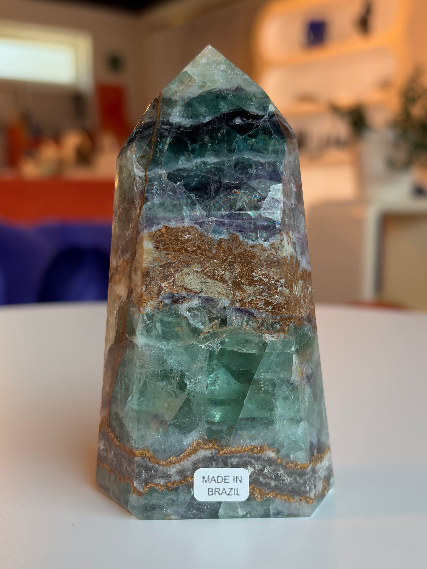 Rainbow Fluorite Tower RF-2