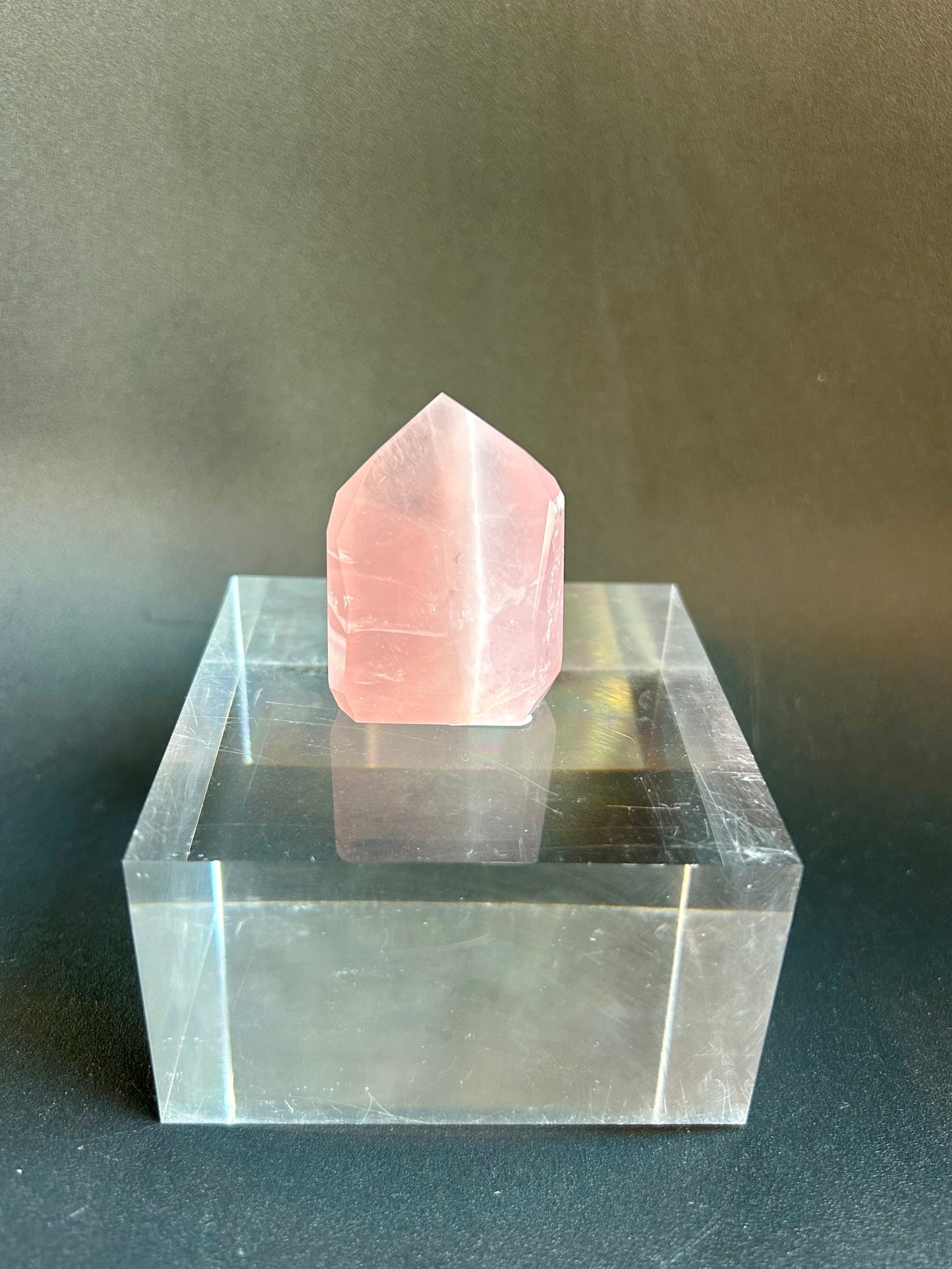 Mini Rose Quartz Tower- MRT3