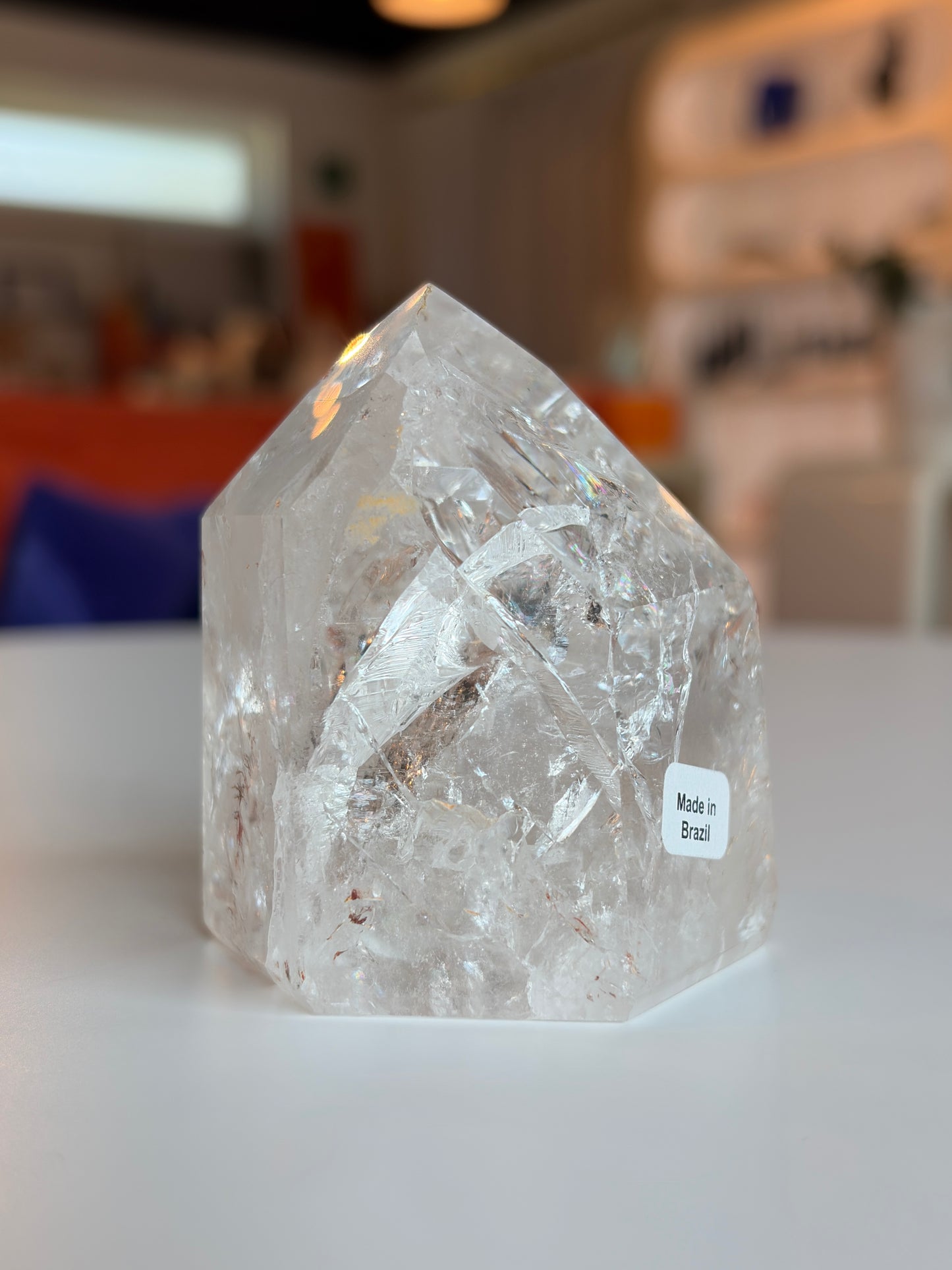 Brazilian Crackle Quartz Tower CQ05