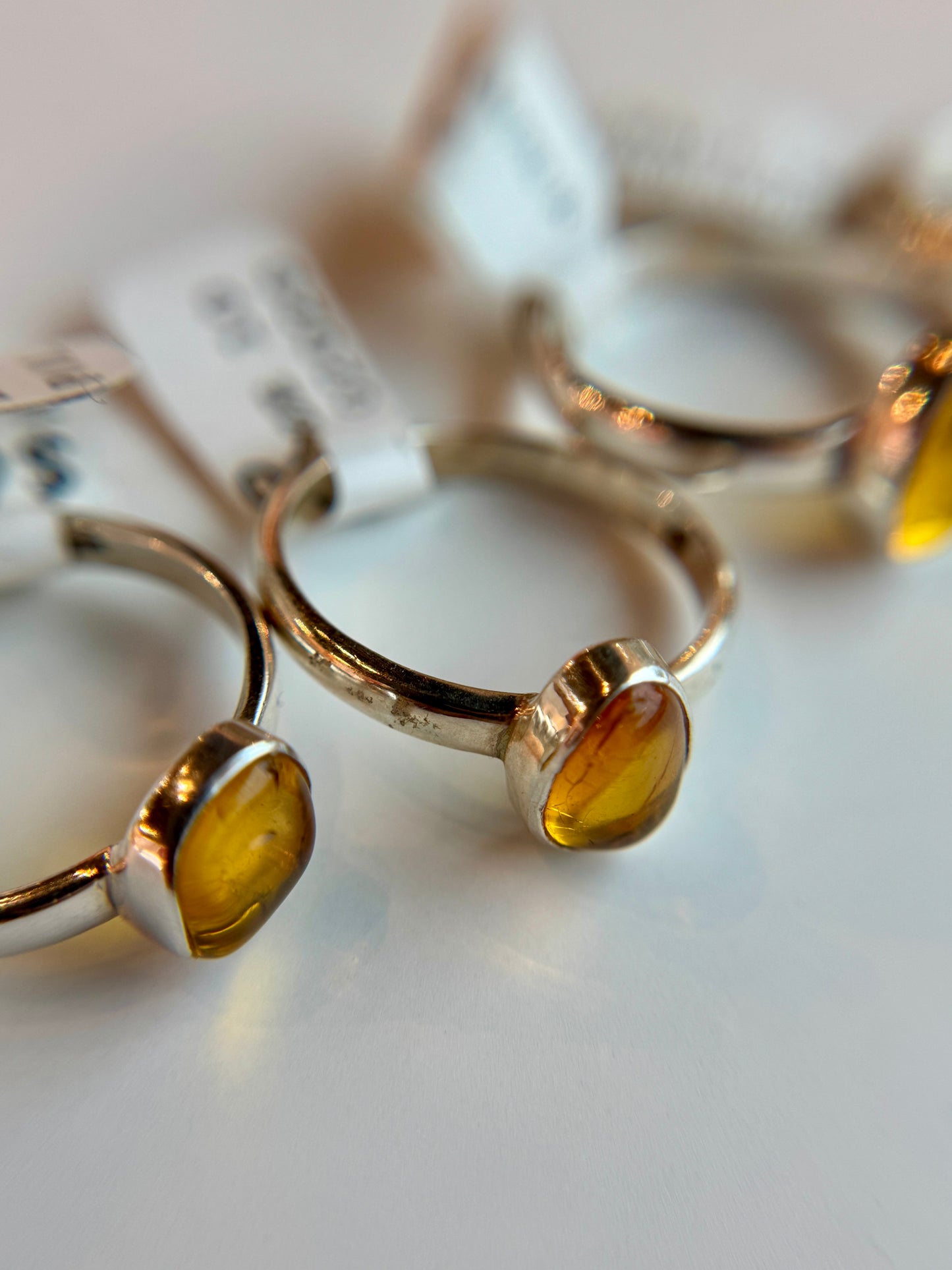 Sterling Silver Baltic Amber Ring