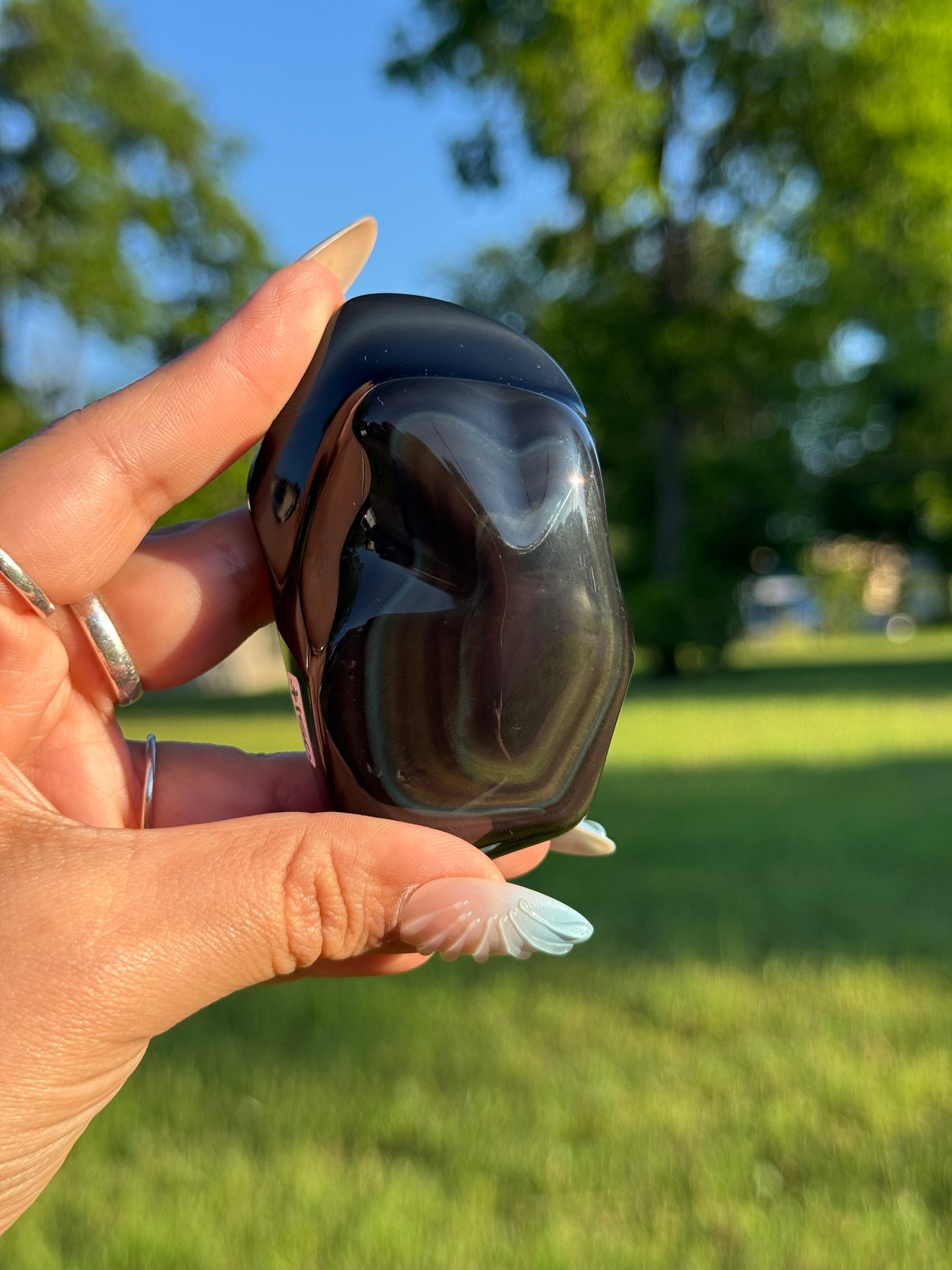 High Grade Rainbow Obsidian Polished Freeform - 📍 Mexico RO-4