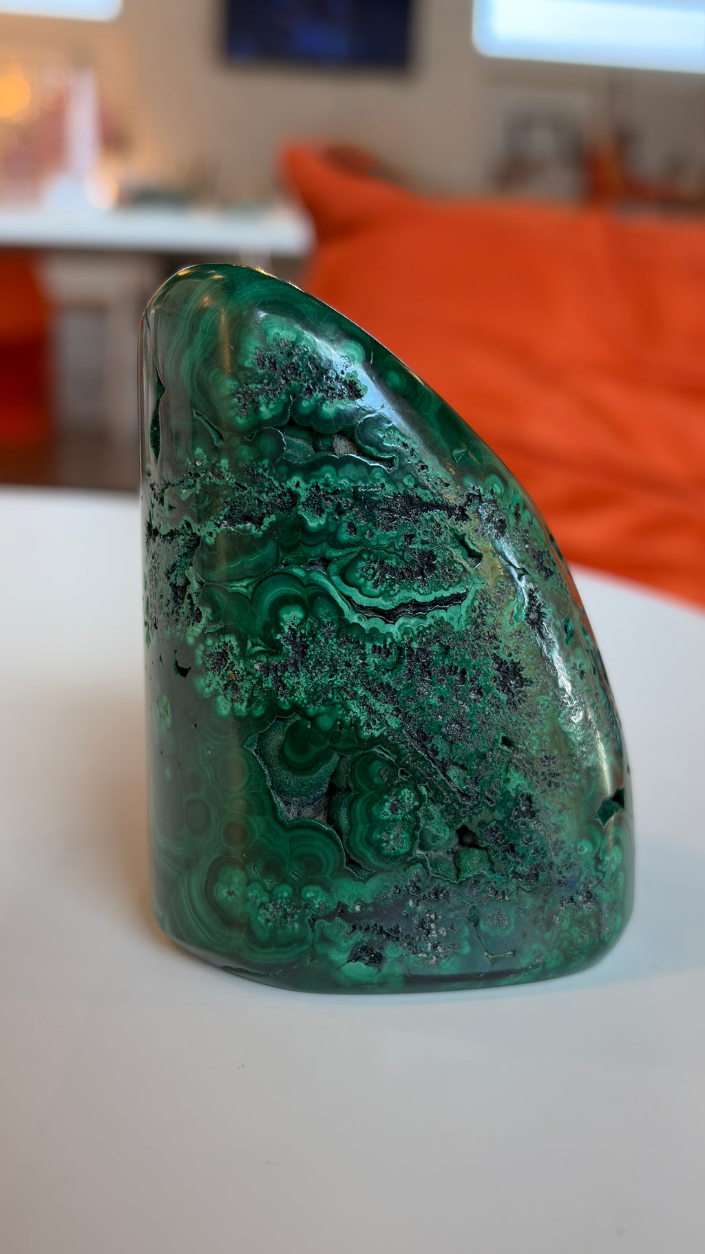 High Grade Polished Malachite Freeform