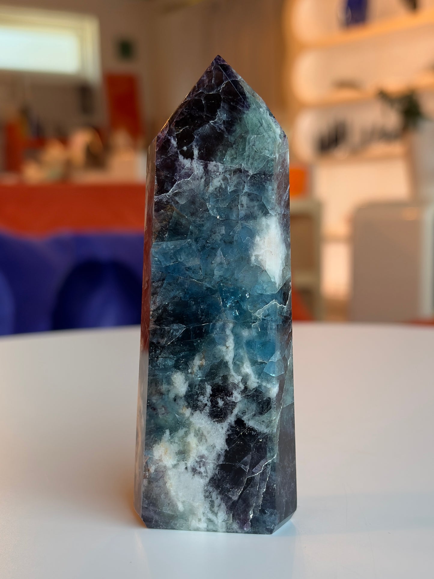 Rainbow Fluorite Tower RF-5