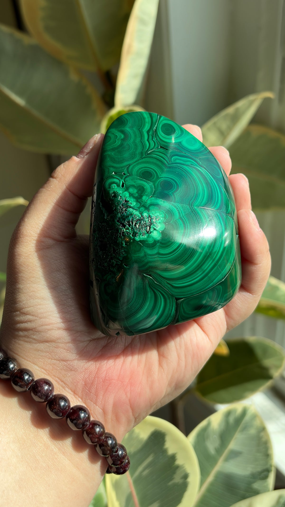 High Grade Polished Malachite Freeform