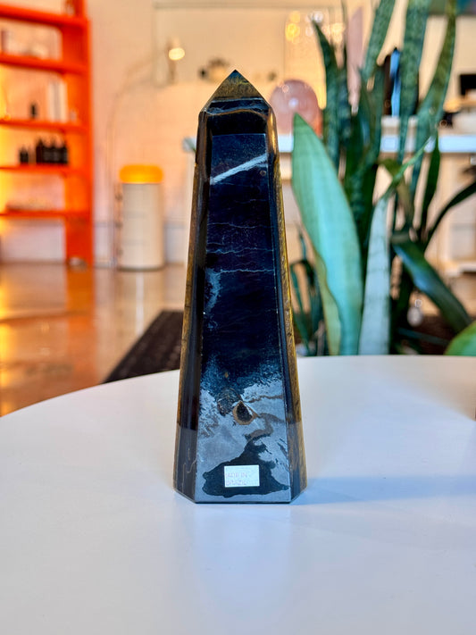 Blue Tigers Eye Tower