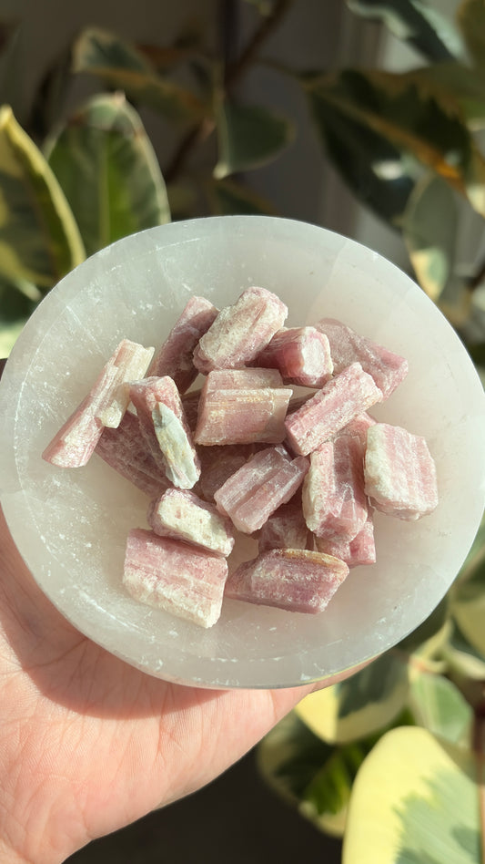 Rough Brazilian Pink Tourmaline