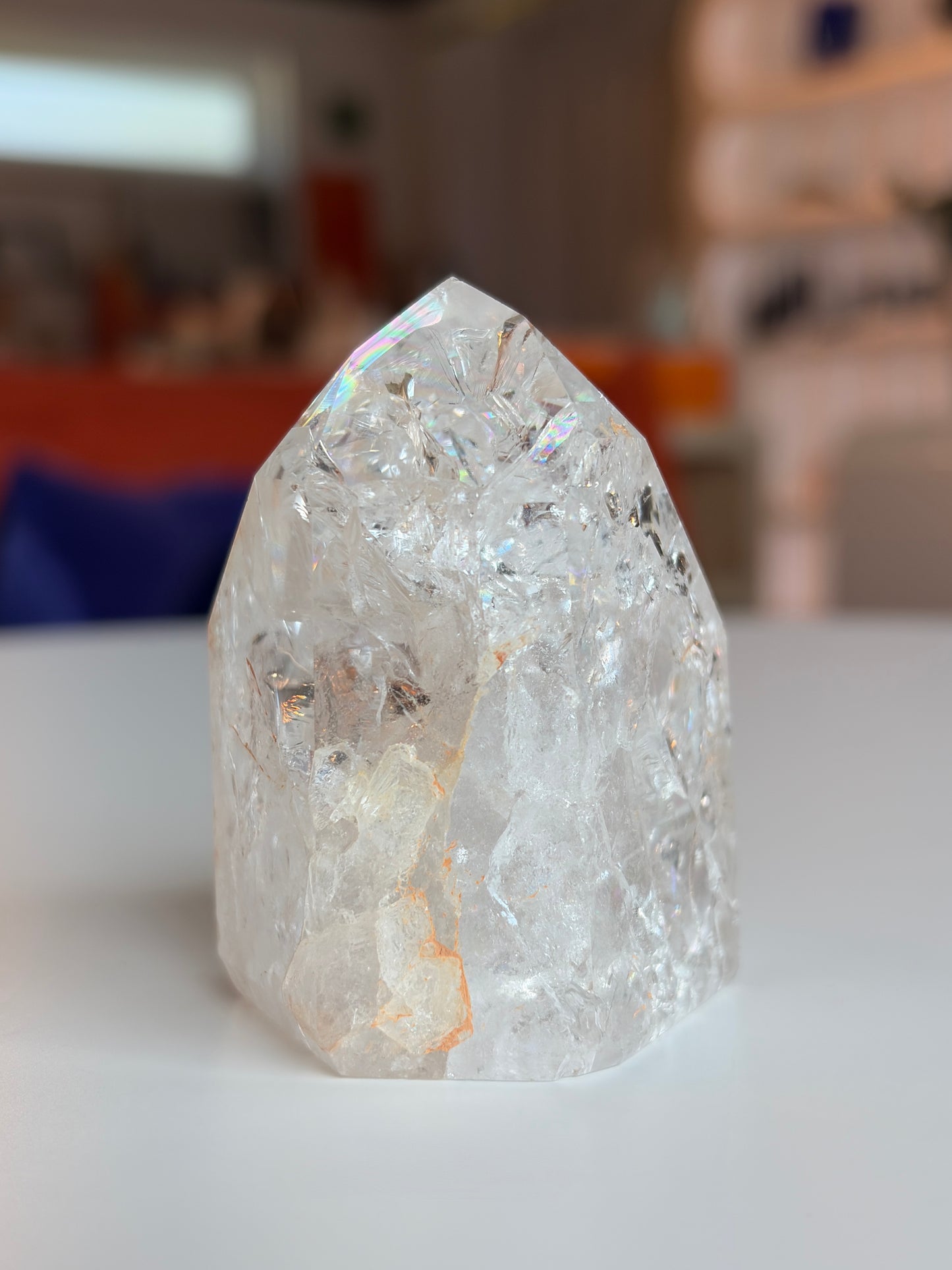 Brazilian Crackle Quartz Tower CQ02