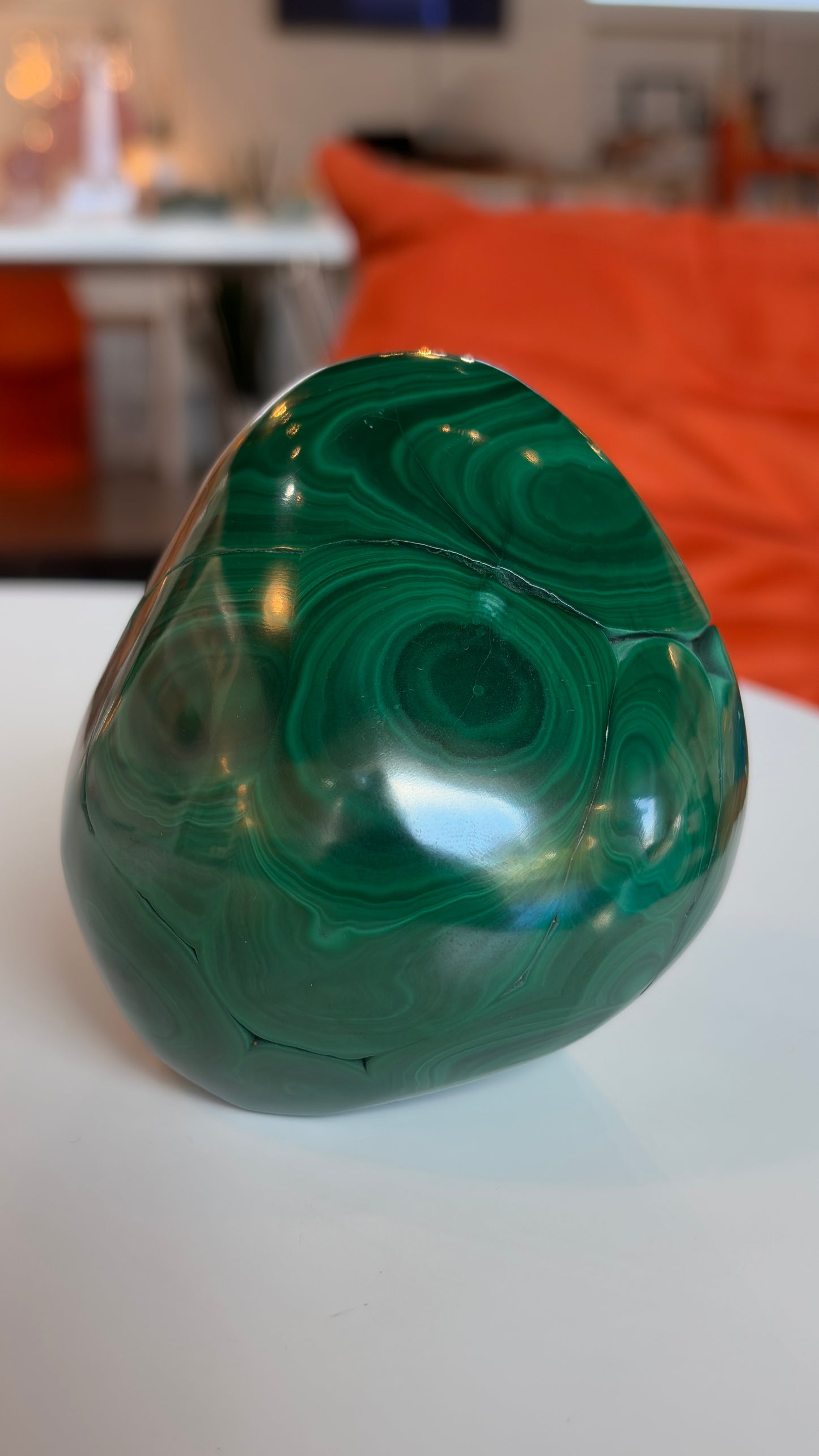 High Grade Polished Malachite Freeform