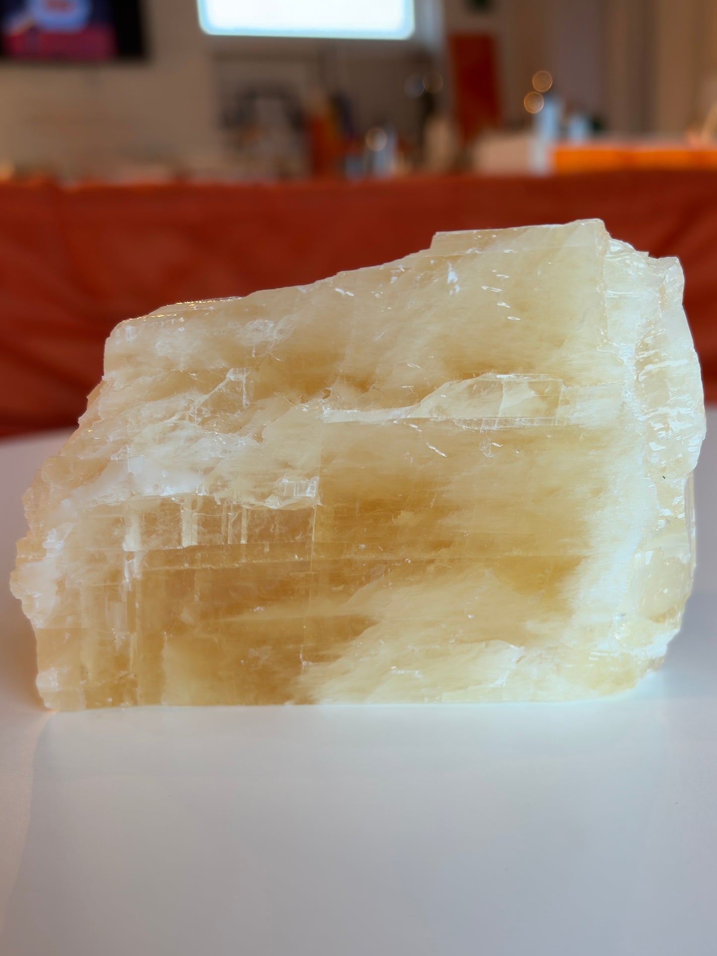 Rough Yellow Calcite Freeform
