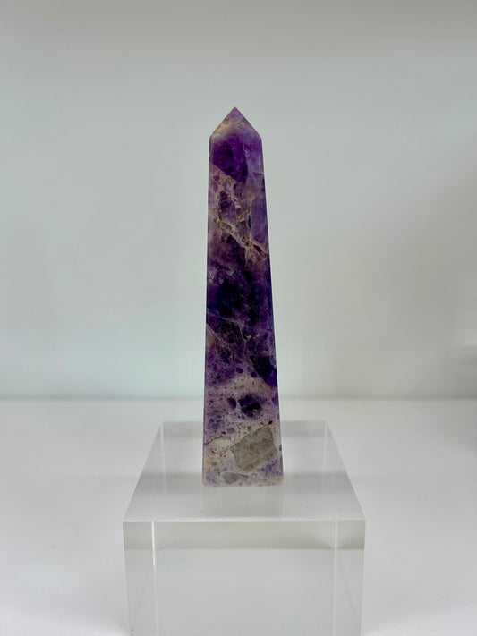 Brazilian Chevron Amethyst Tower- CAT3