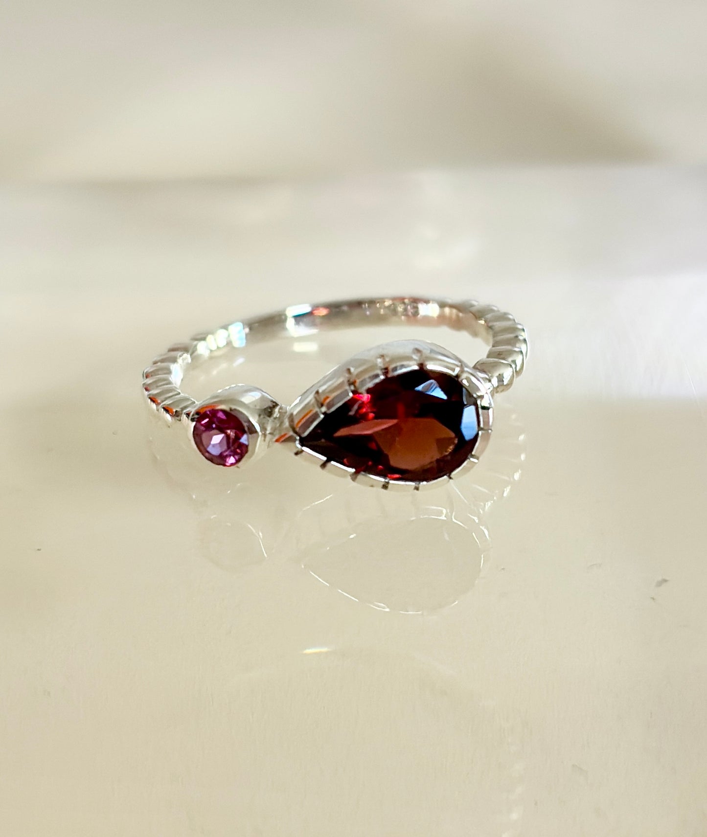 Garnet Ring Size 10