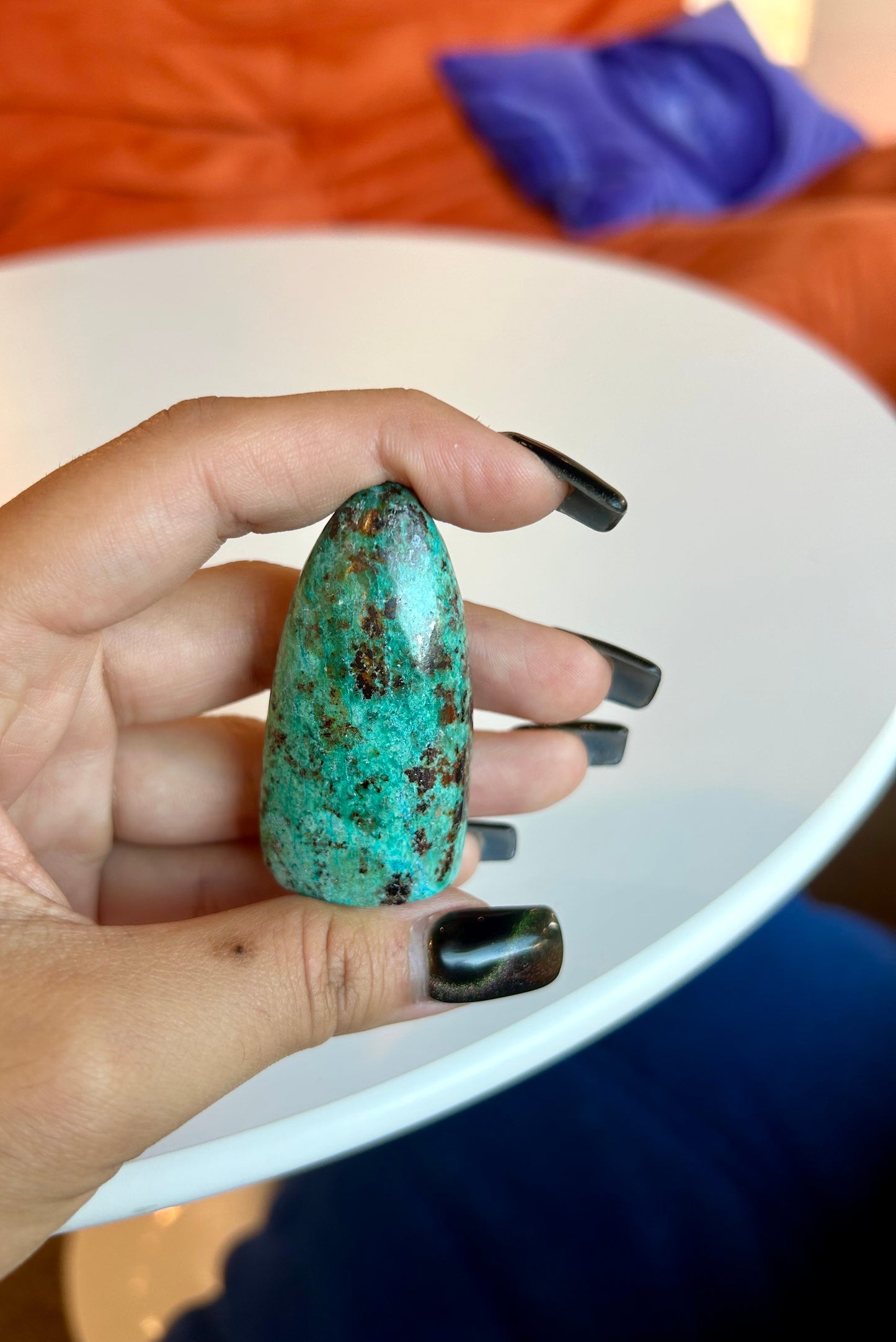 Peruvian Chrysocolla Freeform