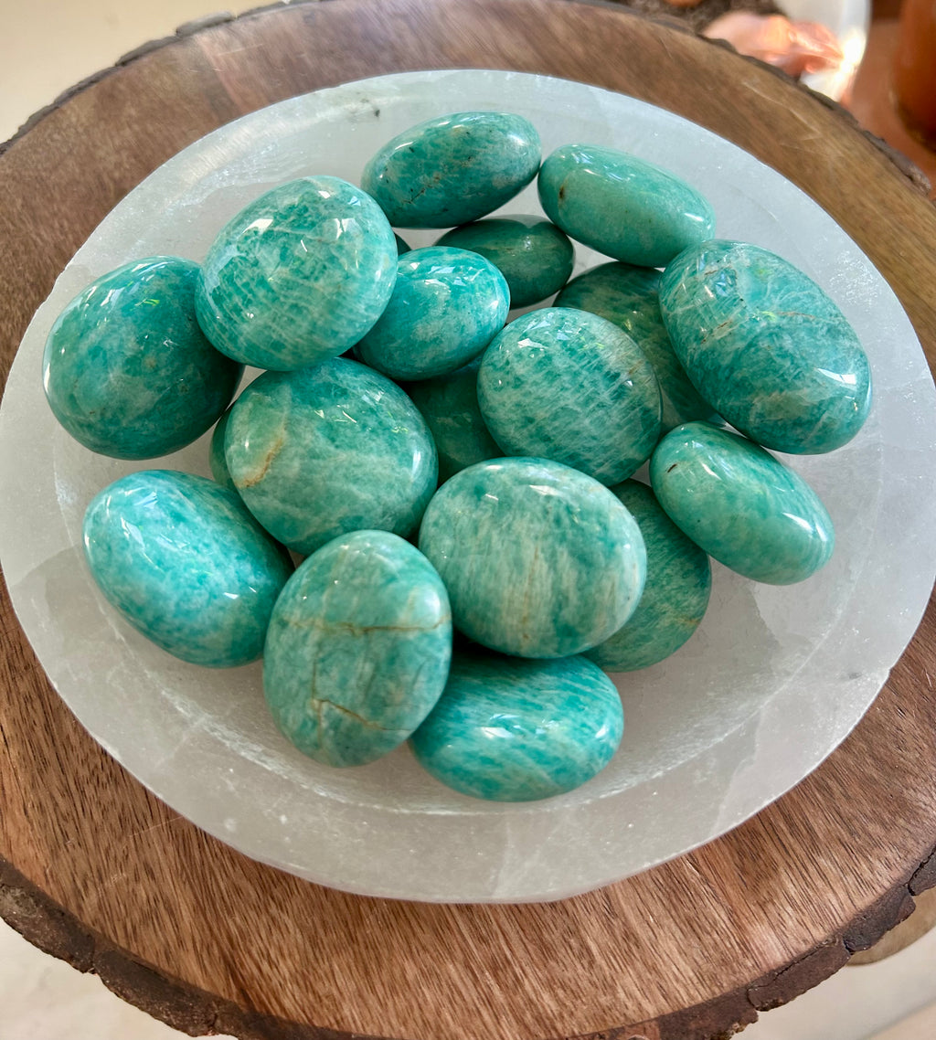 Moroccan Amazonite Palm Stone
