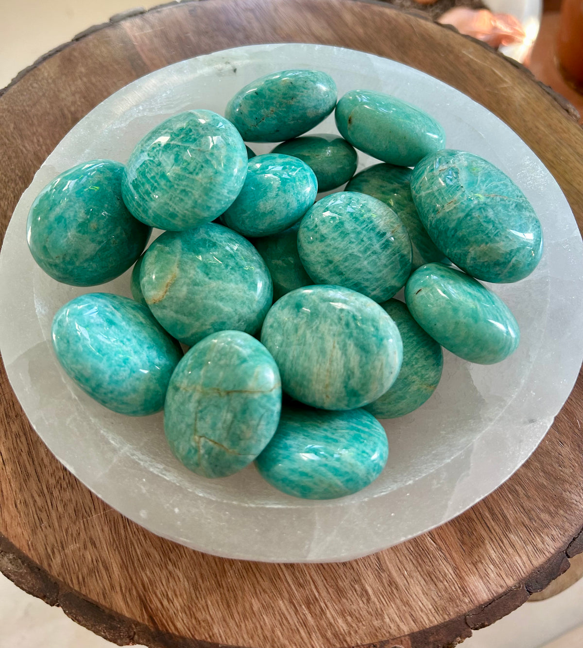 Moroccan Amazonite Palm Stone