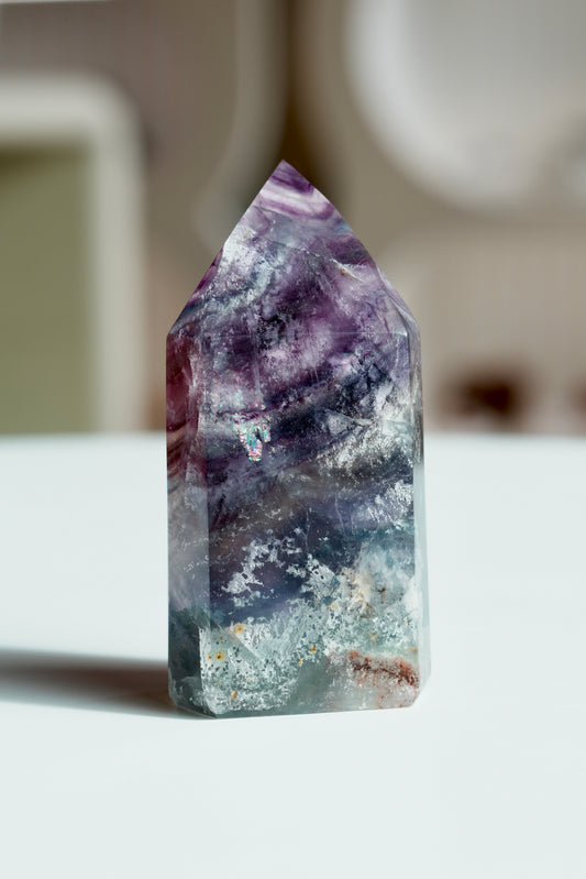 Rainbow Fluorite Tower