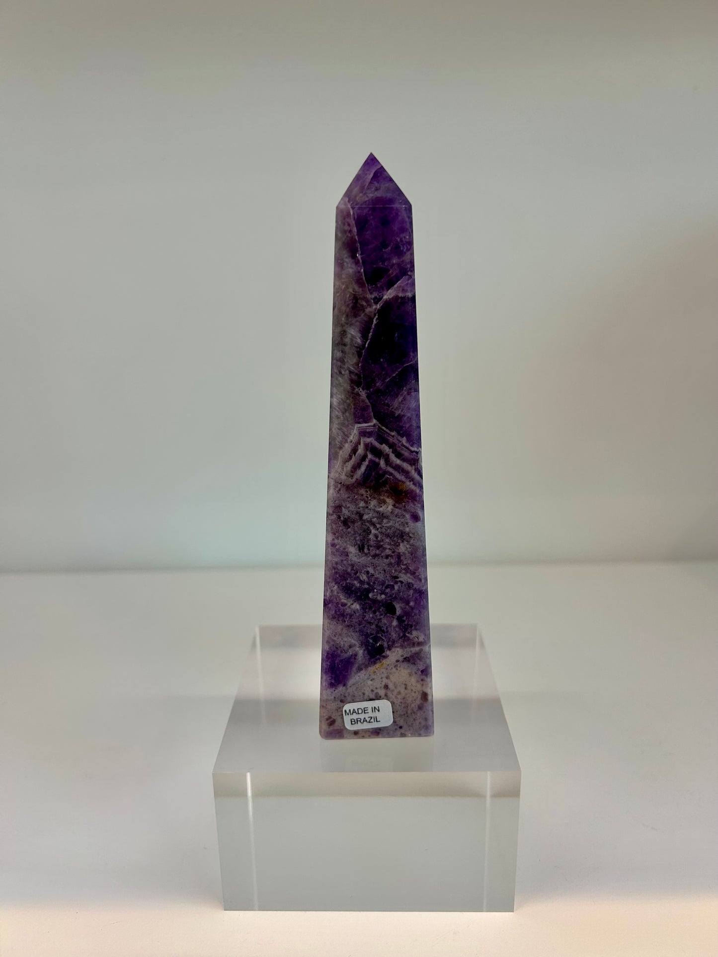 Brazilian Chevron Amethyst Tower- CAT 9