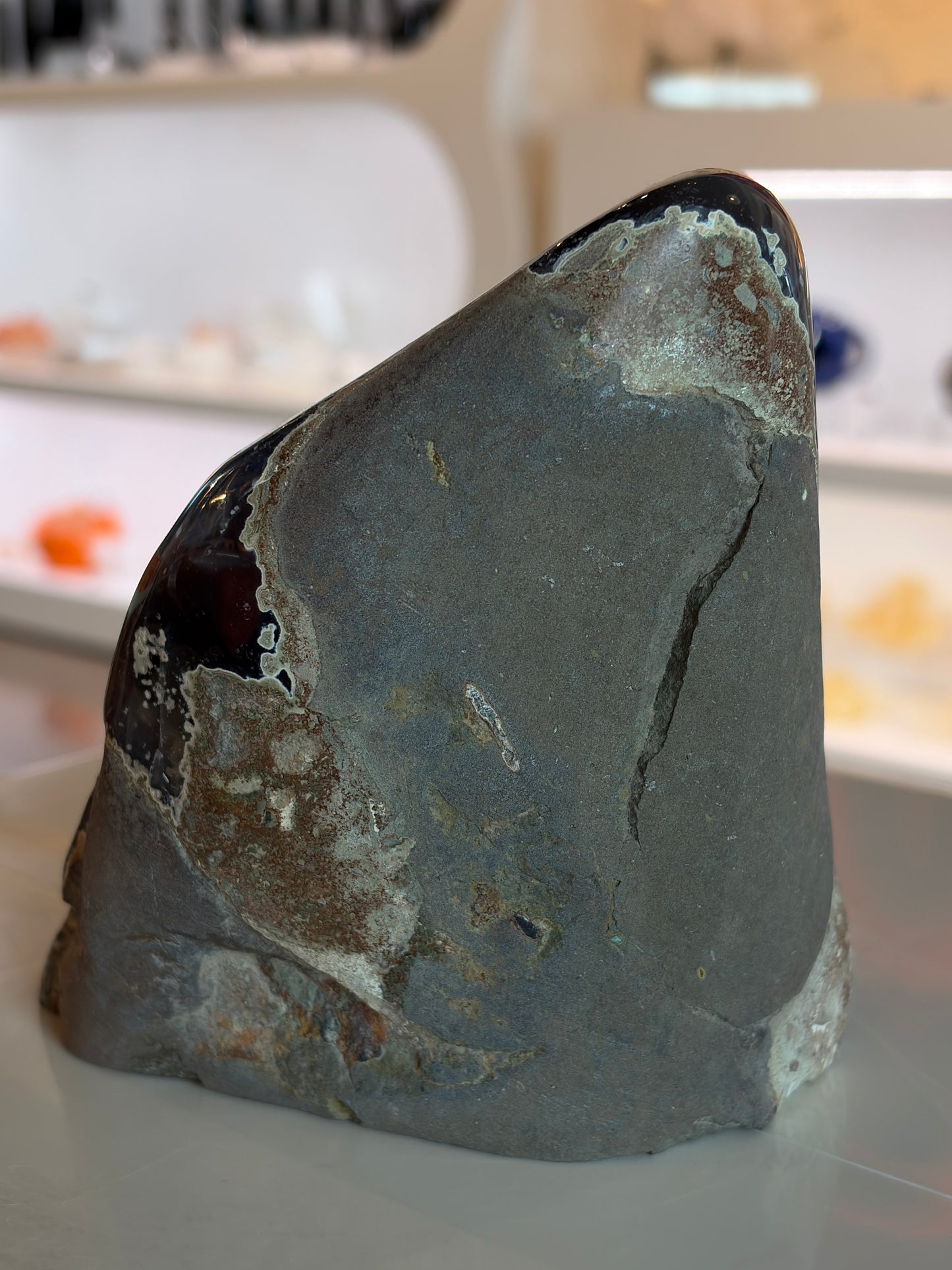 Uruguayan Red Amethyst Cut Base