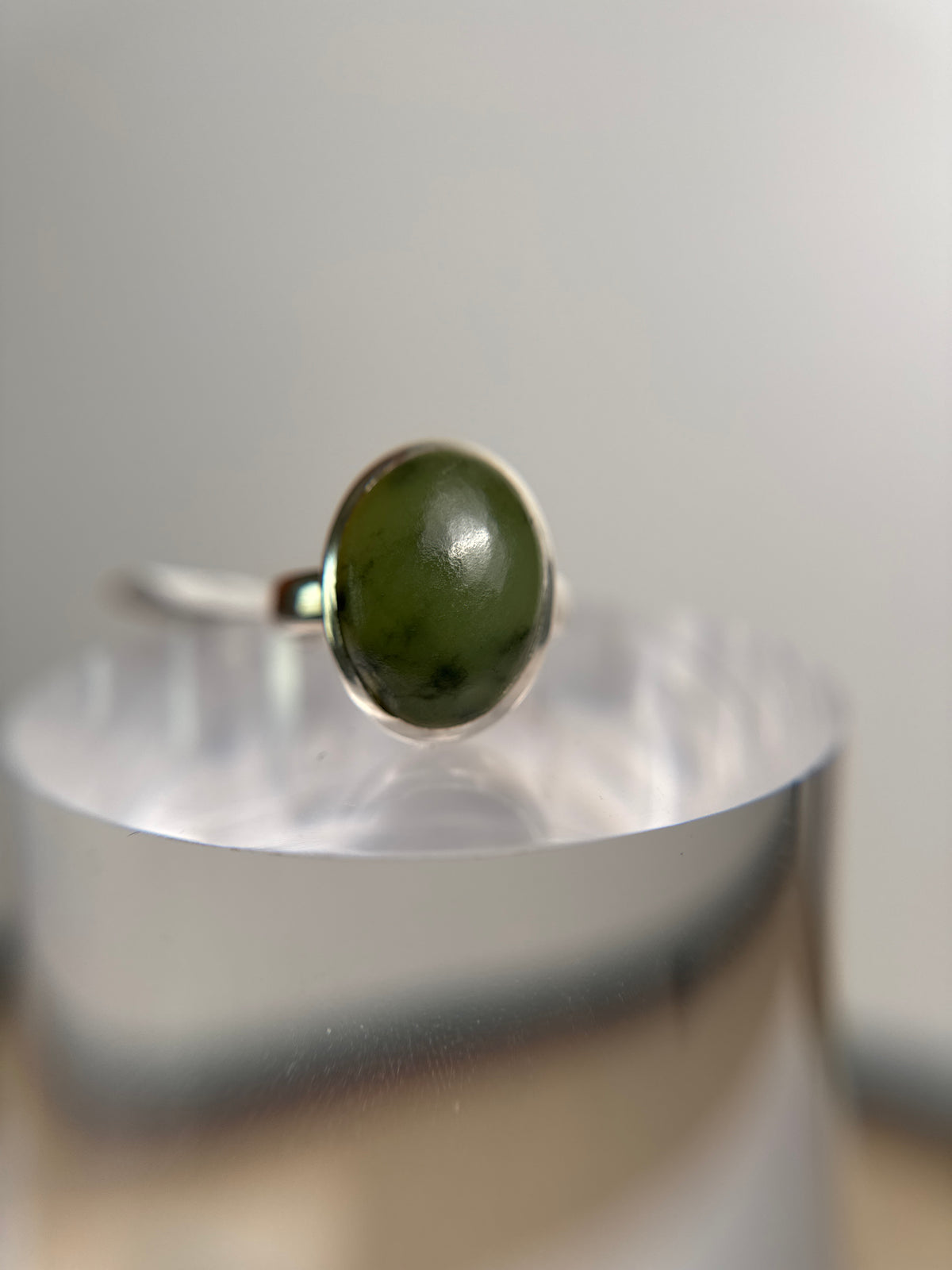 Nephrite Jade Ring Size 6