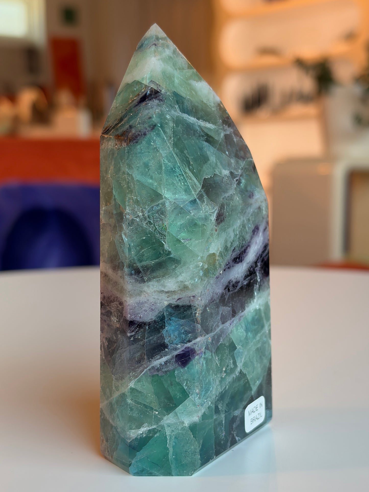 Rainbow Fluorite Tower RF09