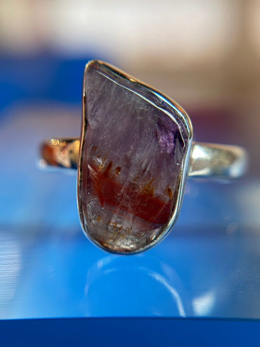 Super 7 Ring Size 11 Sterling Silver