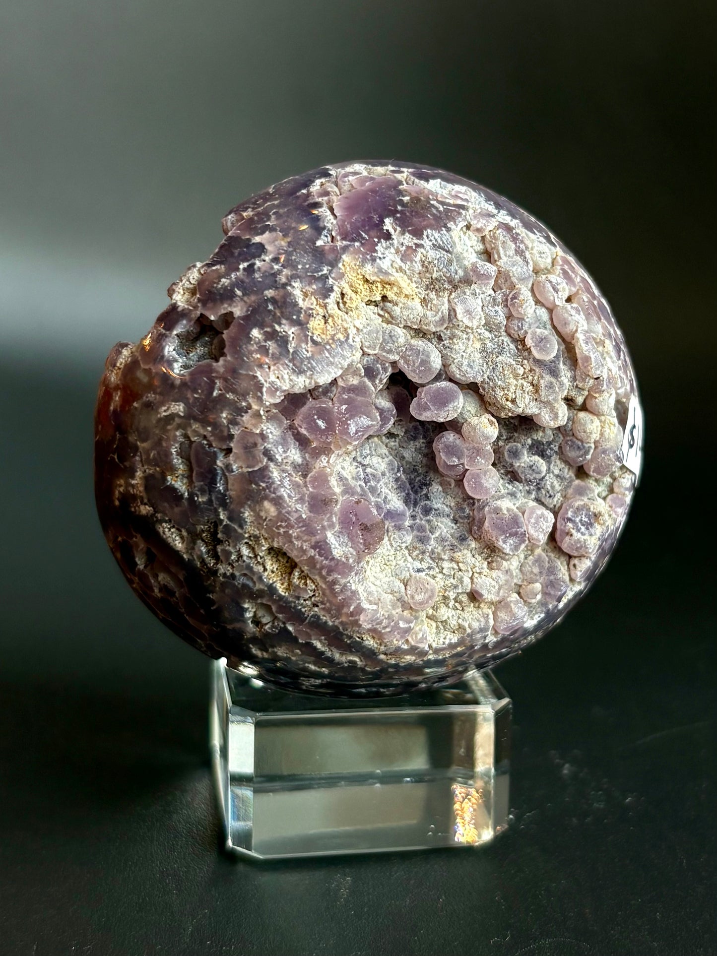 Indonesian Natural Grape Agate Sphere