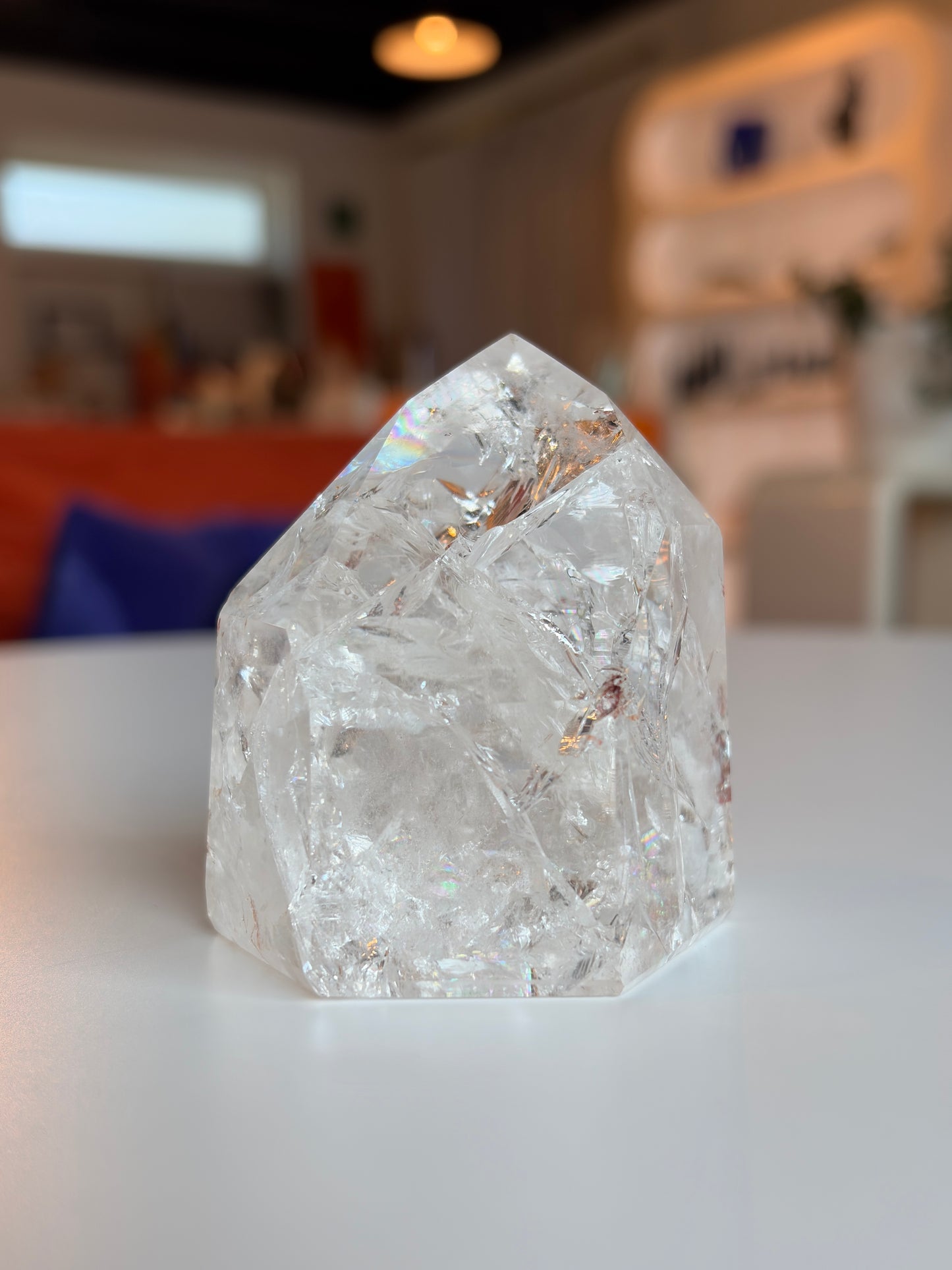 Brazilian Crackle Quartz Tower CQ05