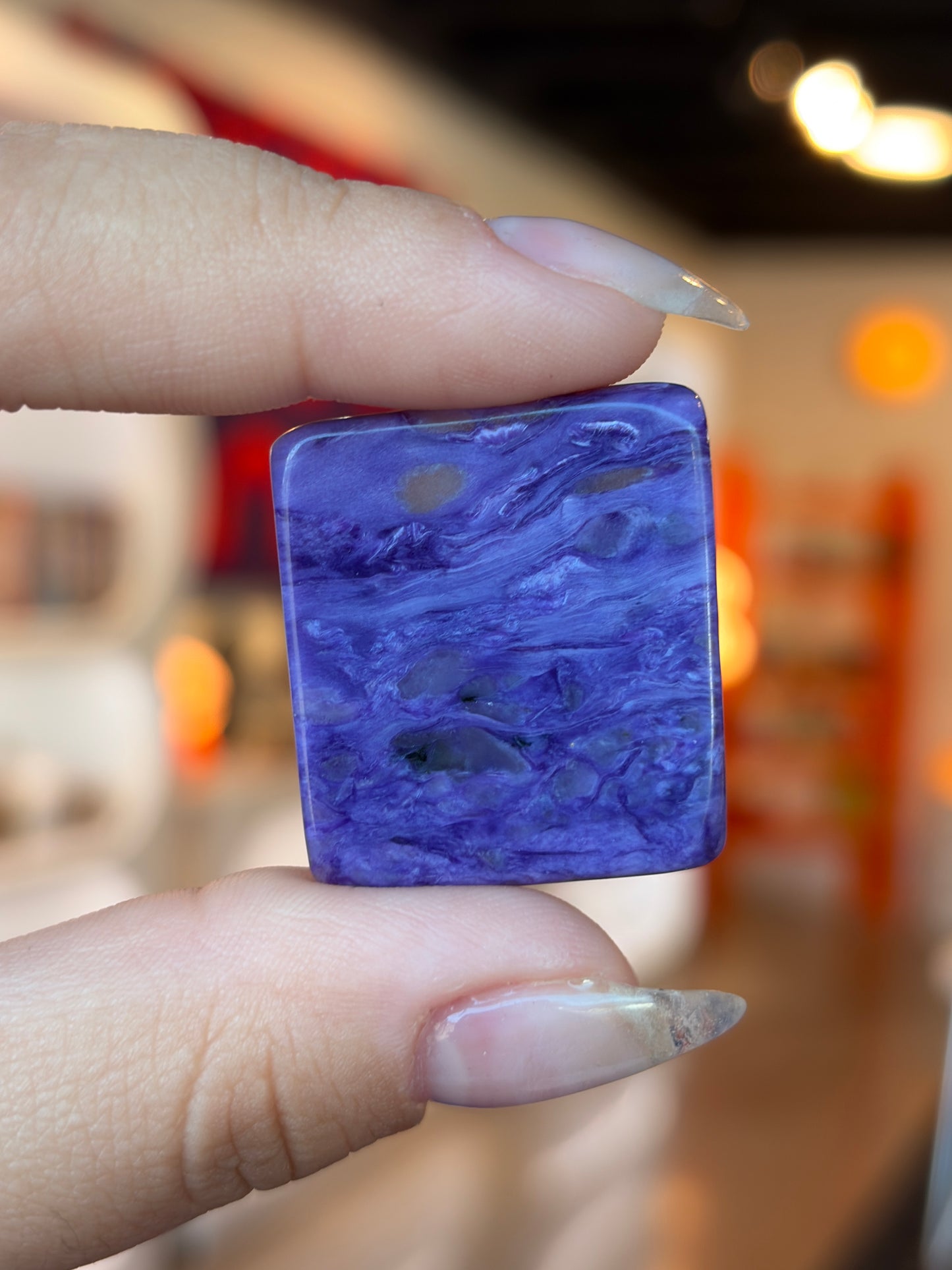 Charoite Disks